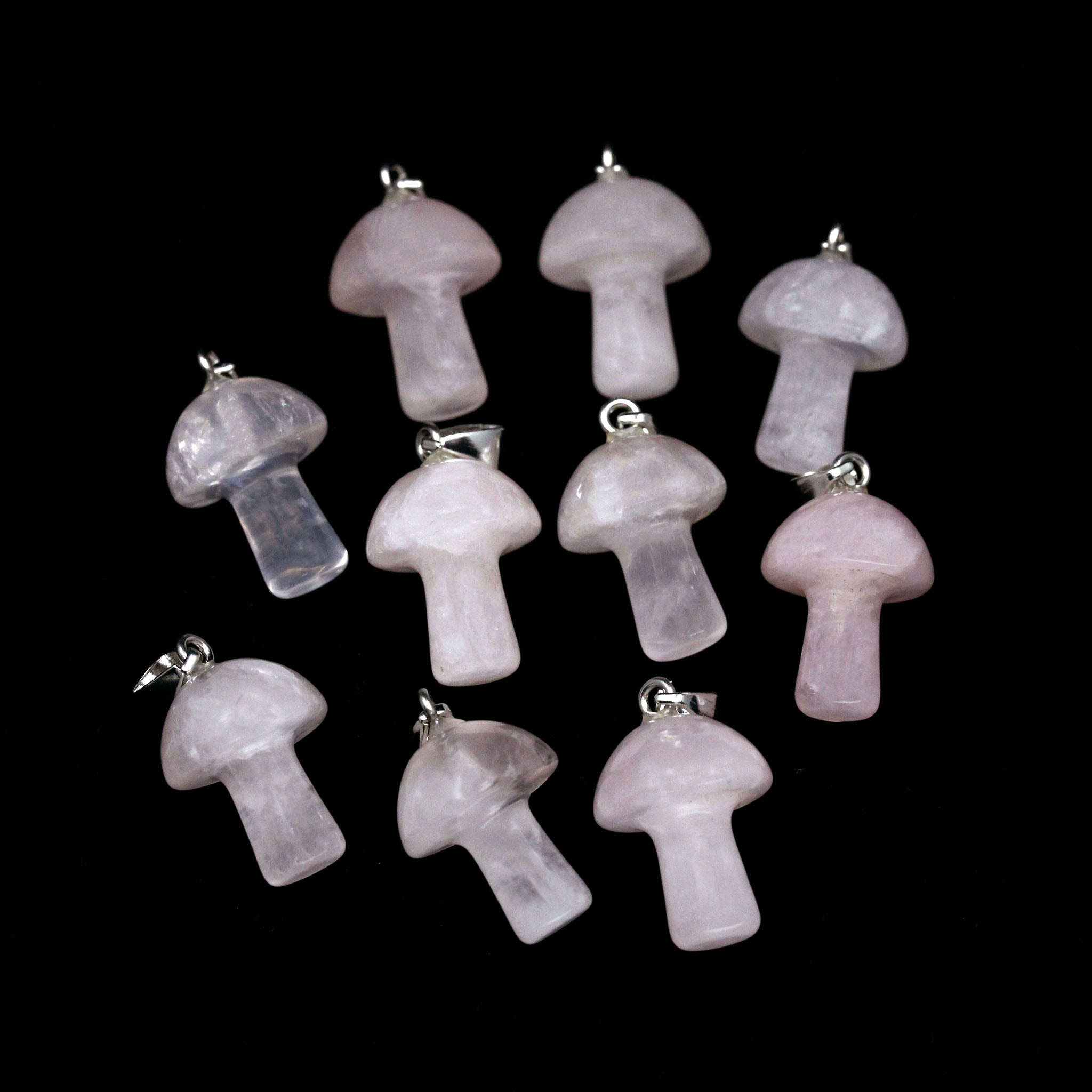 Mushroom Pendant - 10 Pcs