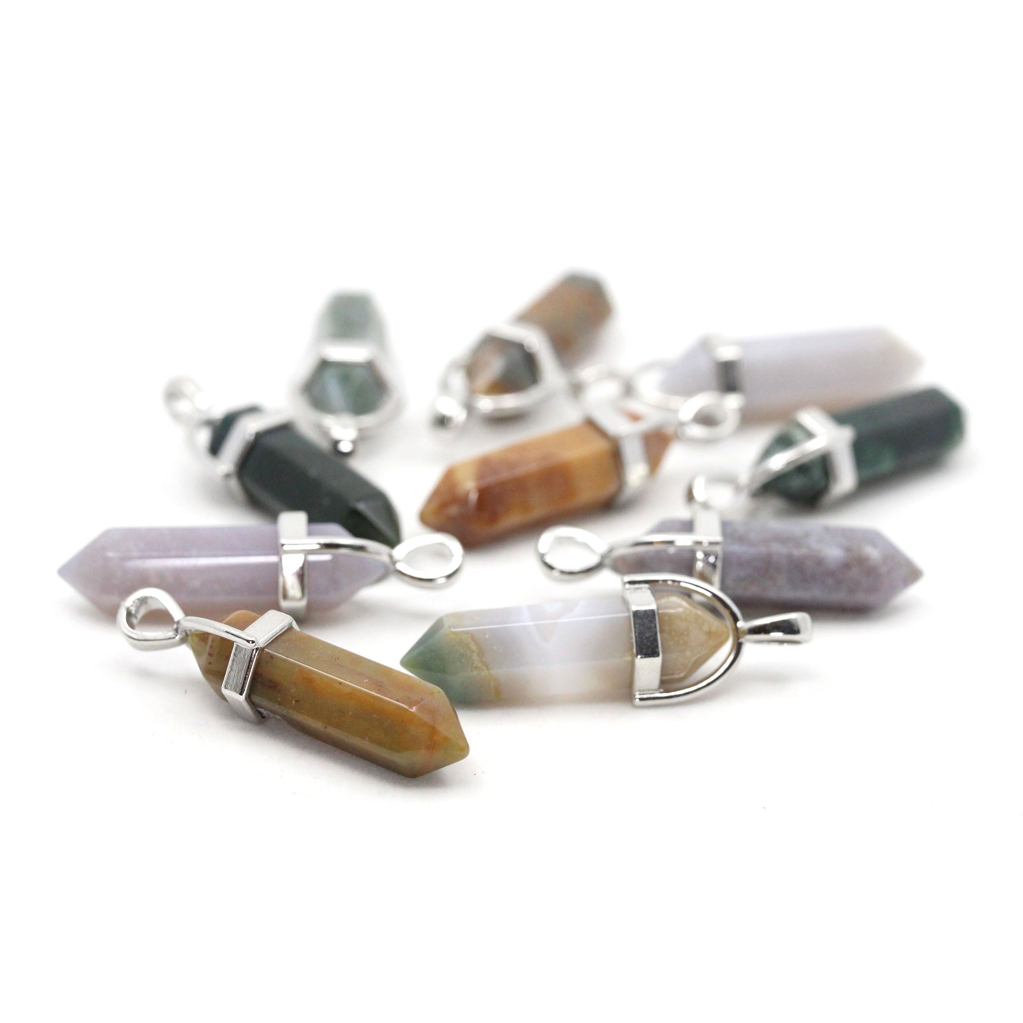Double Point Pendant - 10 Pcs