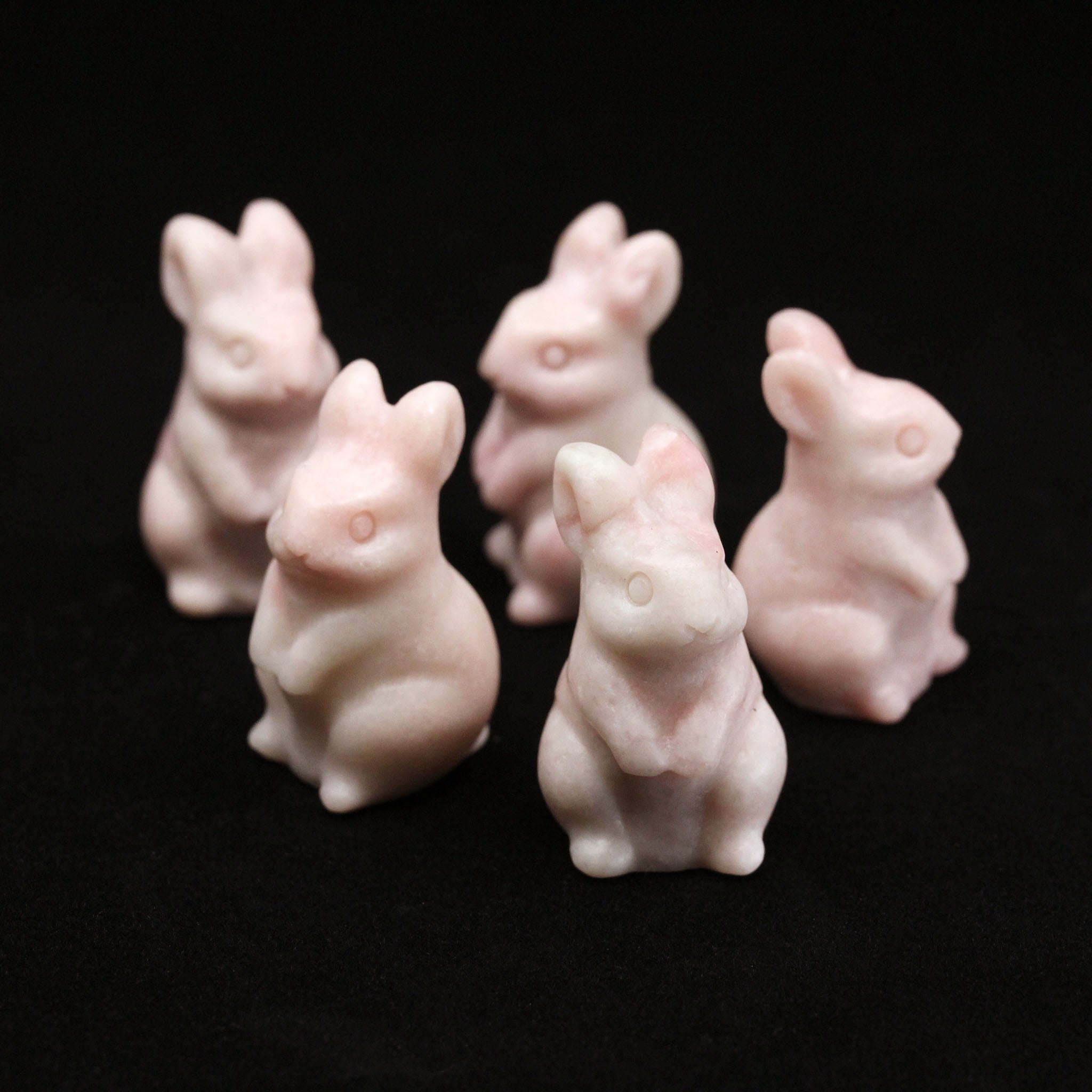 Rabbit Standing On Hind Legs 1.5 Inches - 5 Pcs