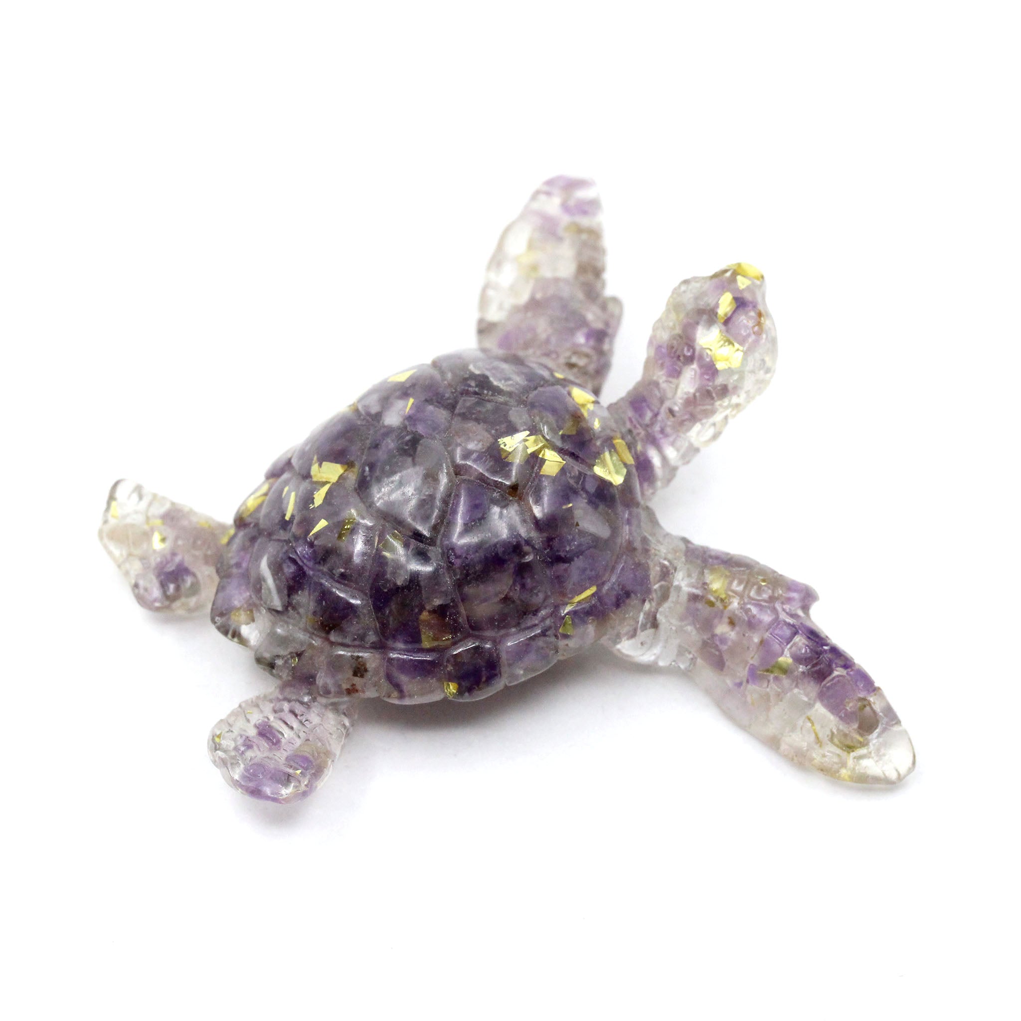 Crystal in Resin Turtle