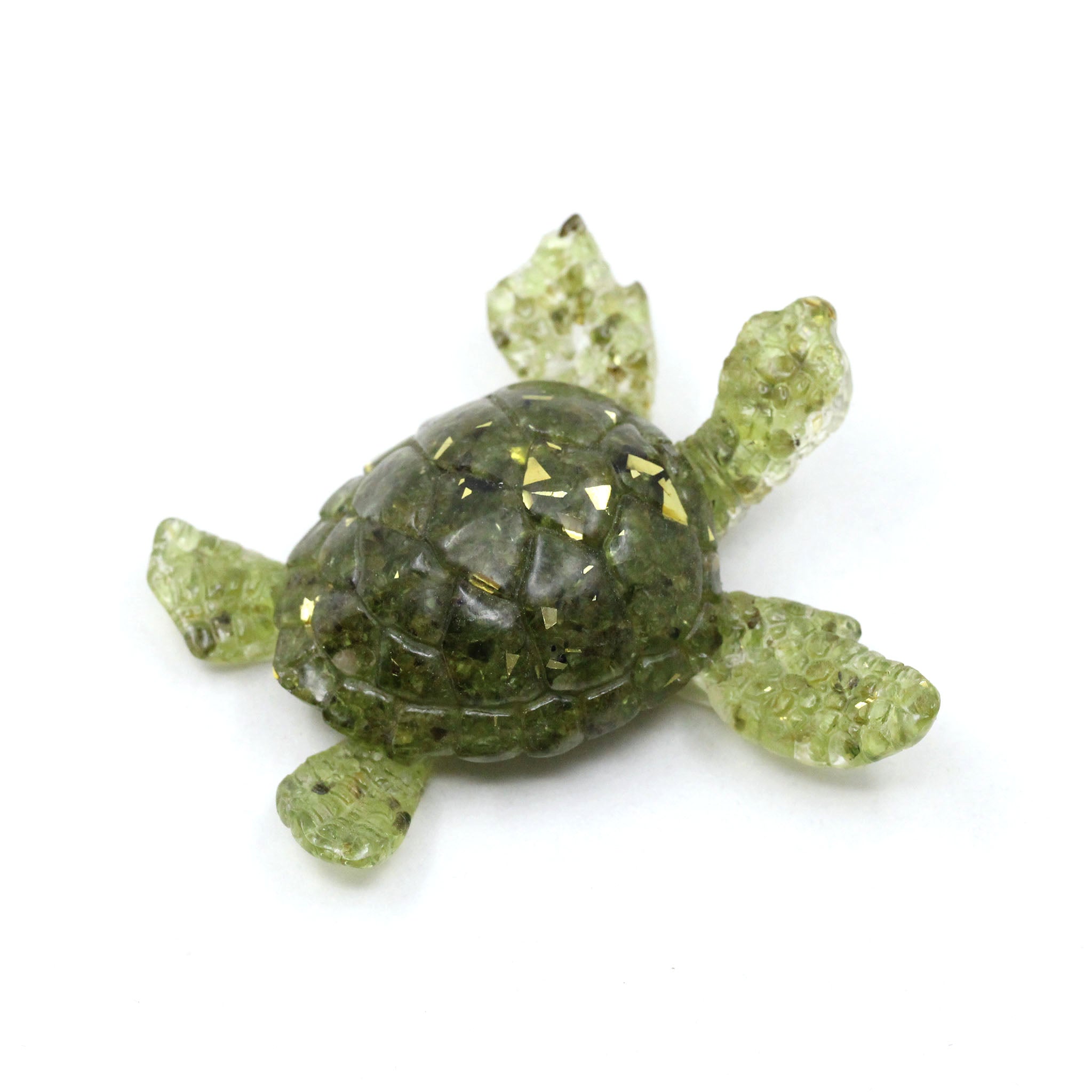 Crystal in Resin Turtle