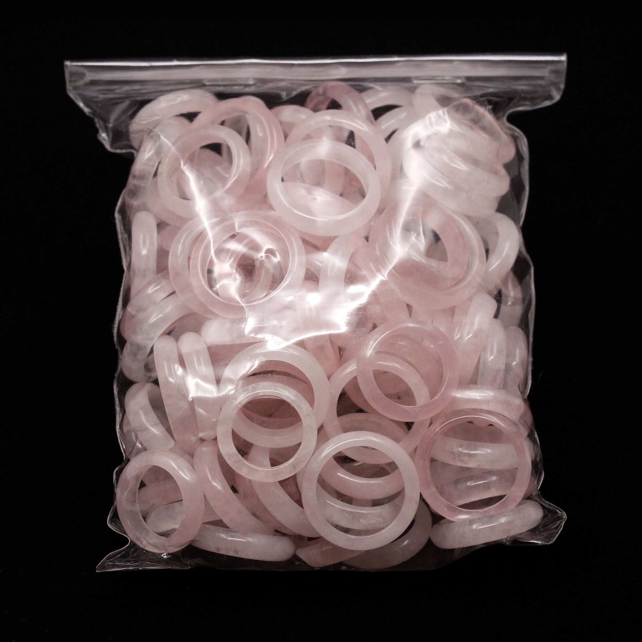 Rose Quartz Ring - 100 Pcs