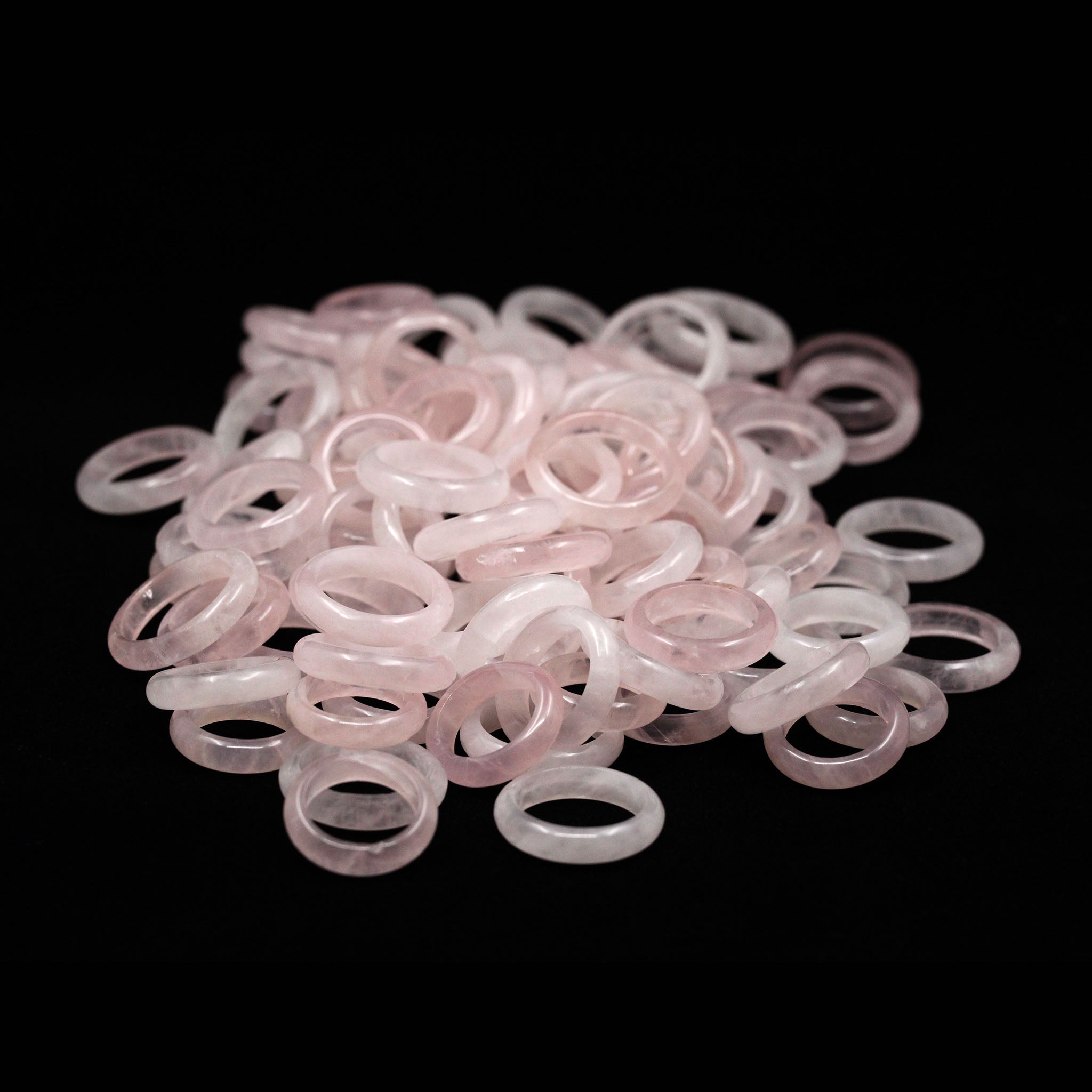Rose Quartz Ring - 100 Pcs