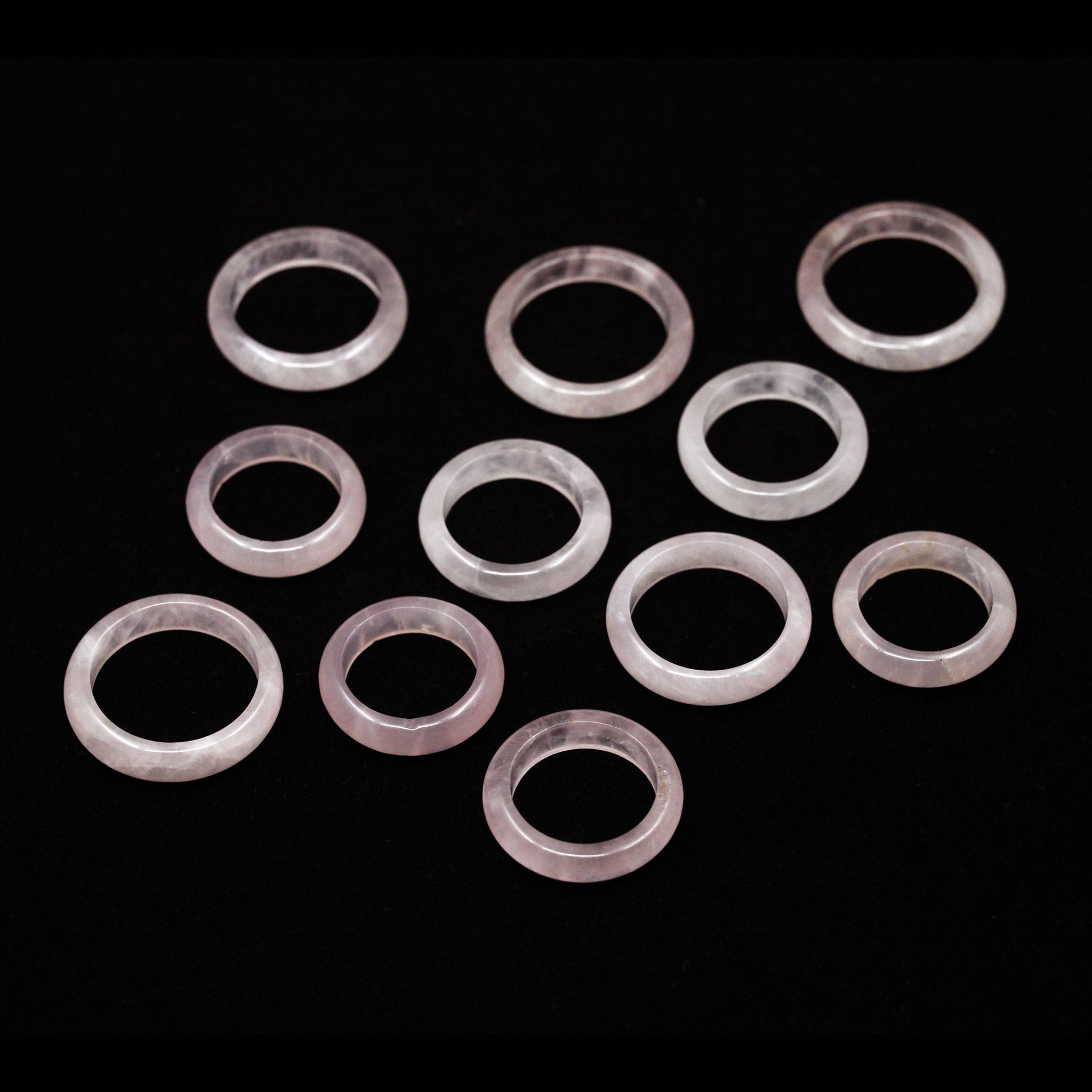 Rose Quartz Ring - 100 Pcs