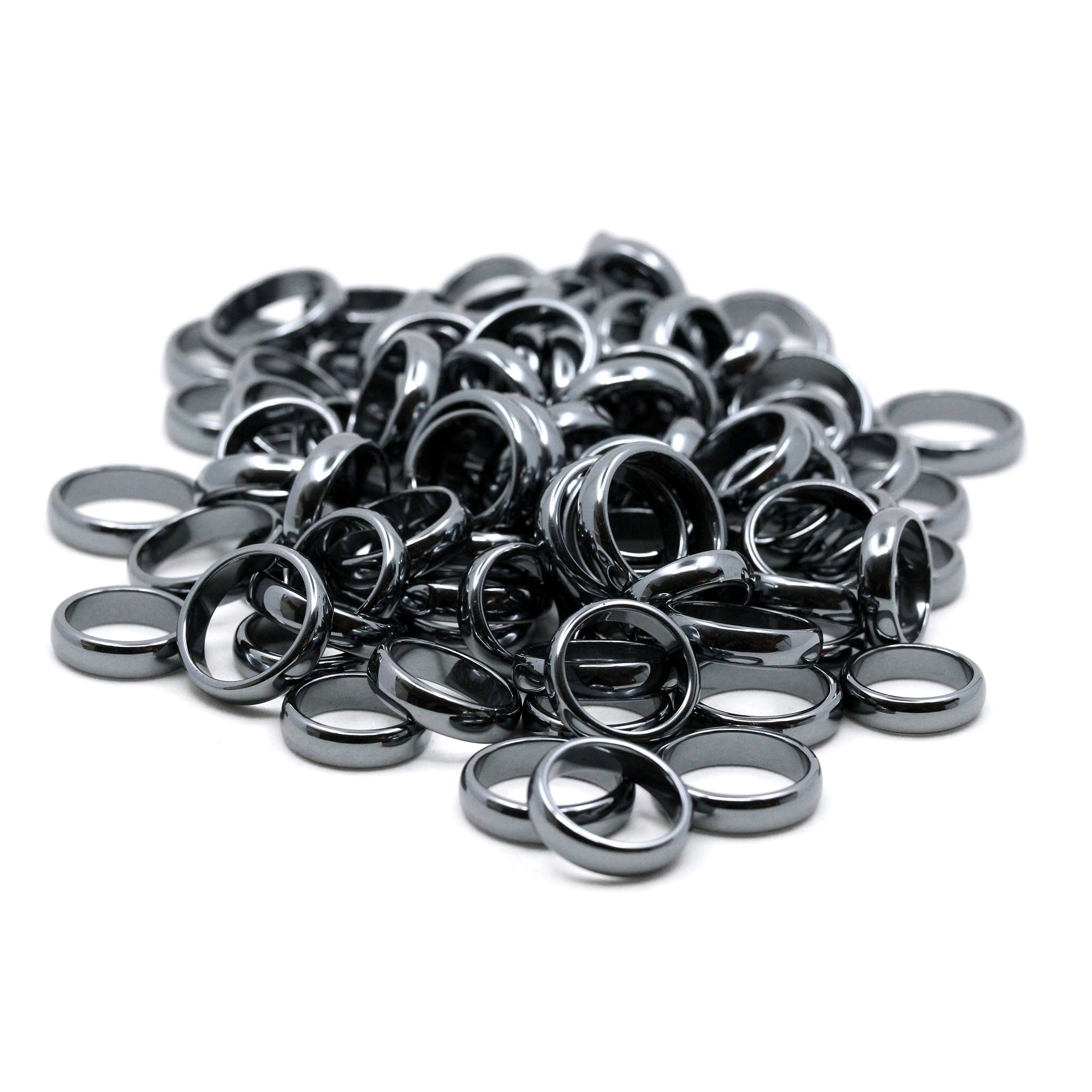 Hematite Ring - 100 Pcs