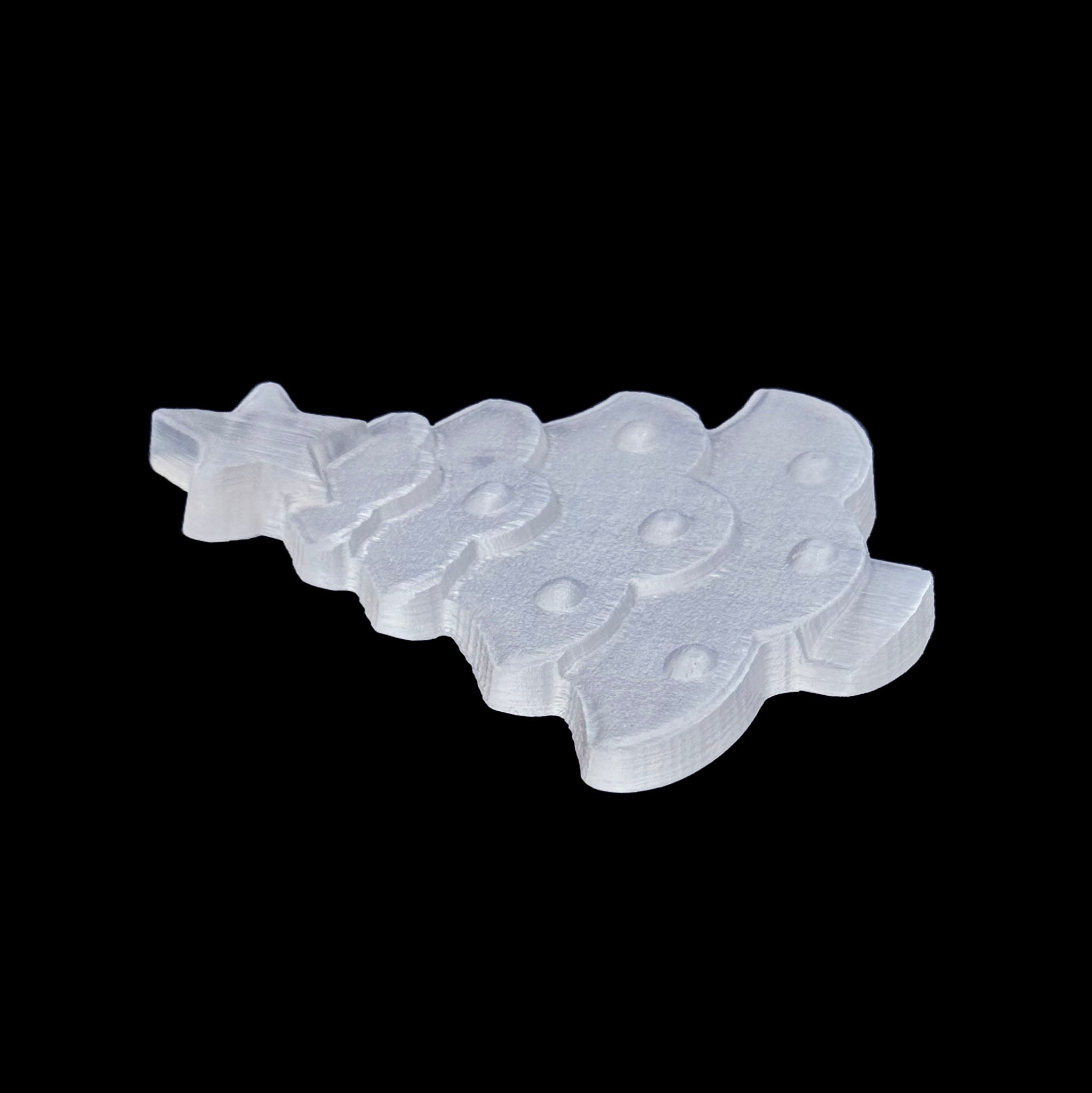 Selenite Christmas Tree