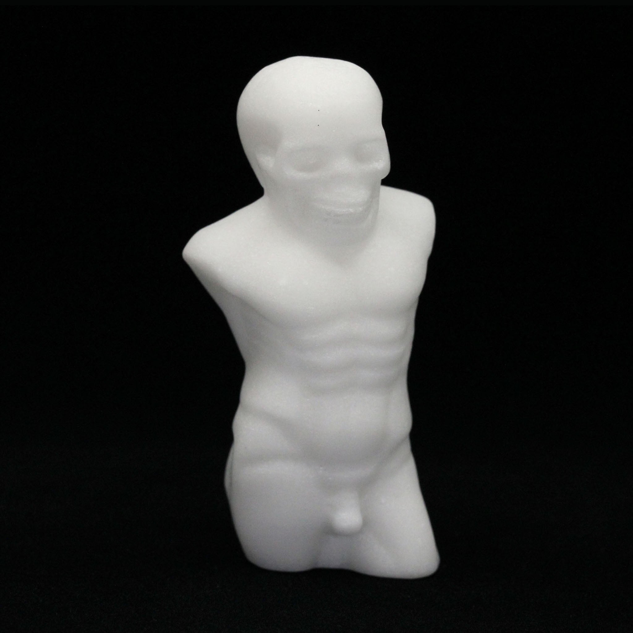 Male Body with Skull 4 Inches