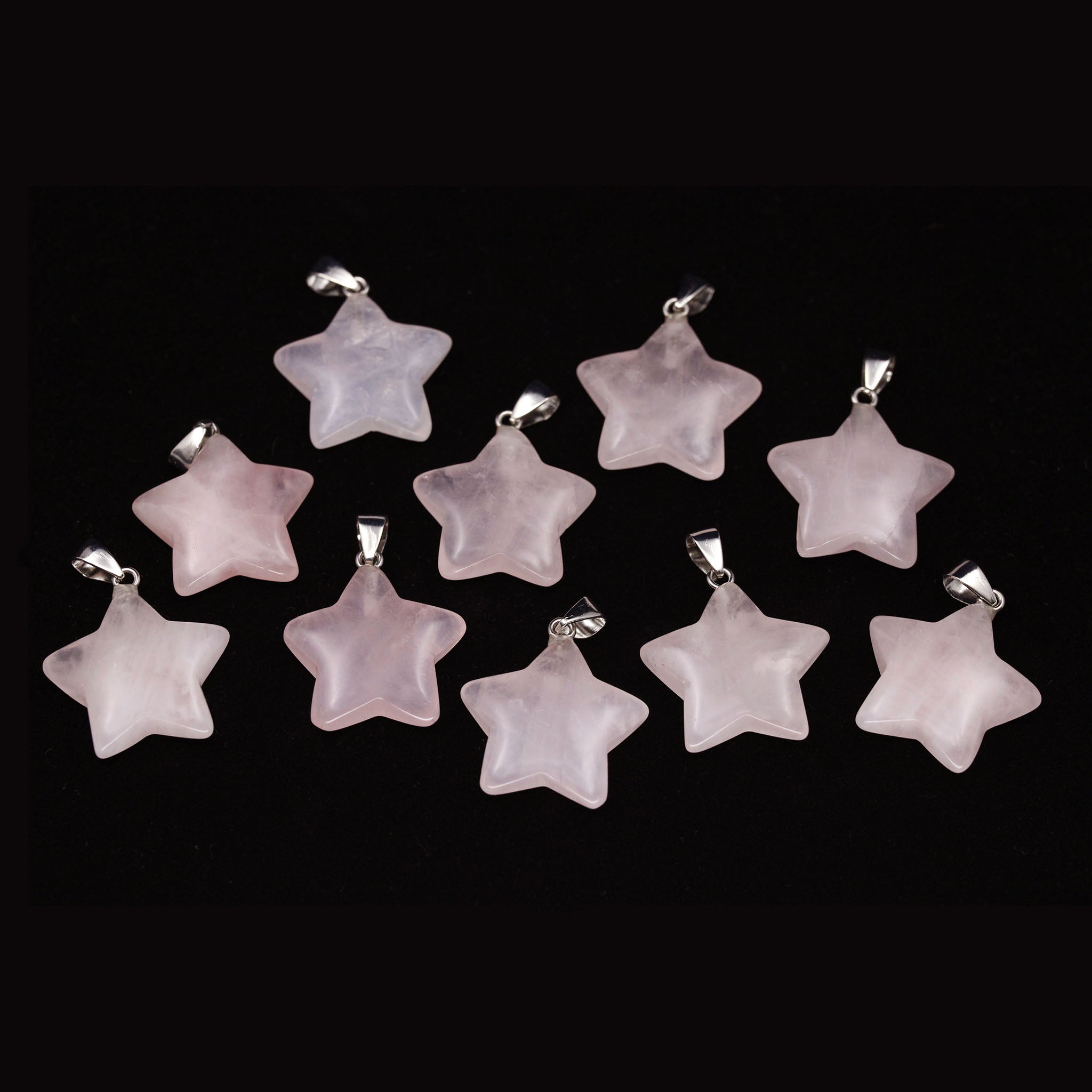 Puffy Star Pendant - 10 Pcs