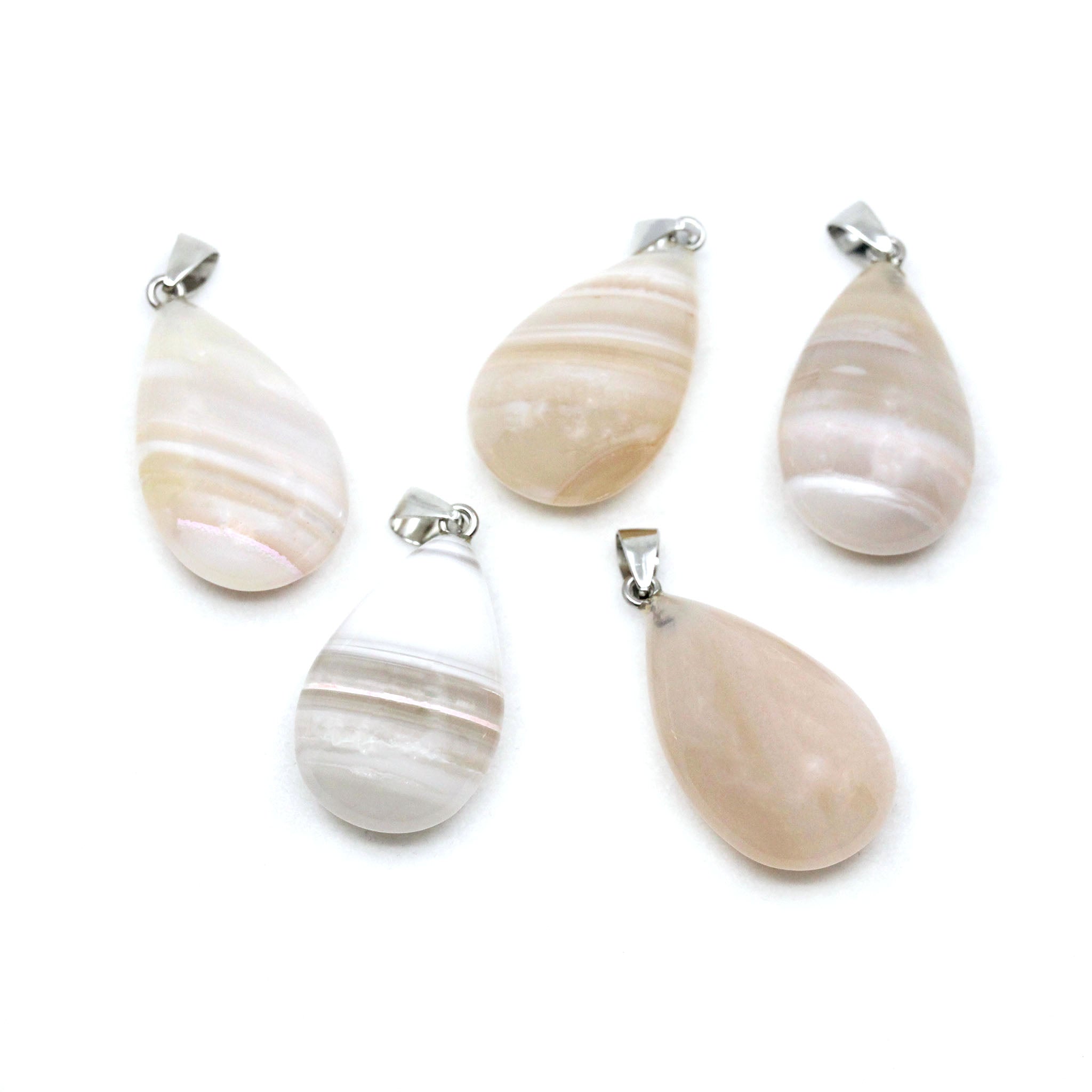 Teardrop Pendant 1.4 Inches - 5 Pcs