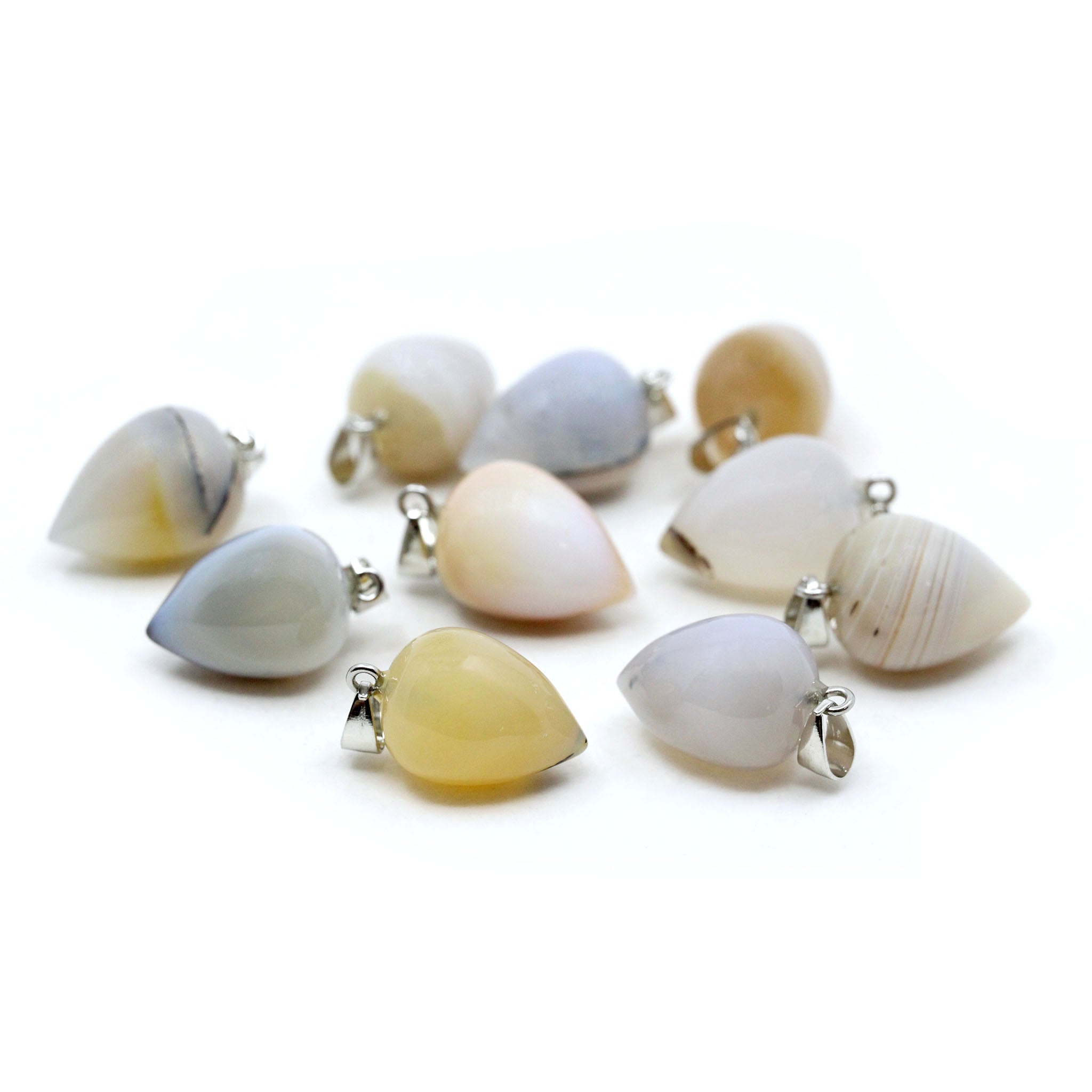 Reverse Teardrop Pendant - 10 Pcs