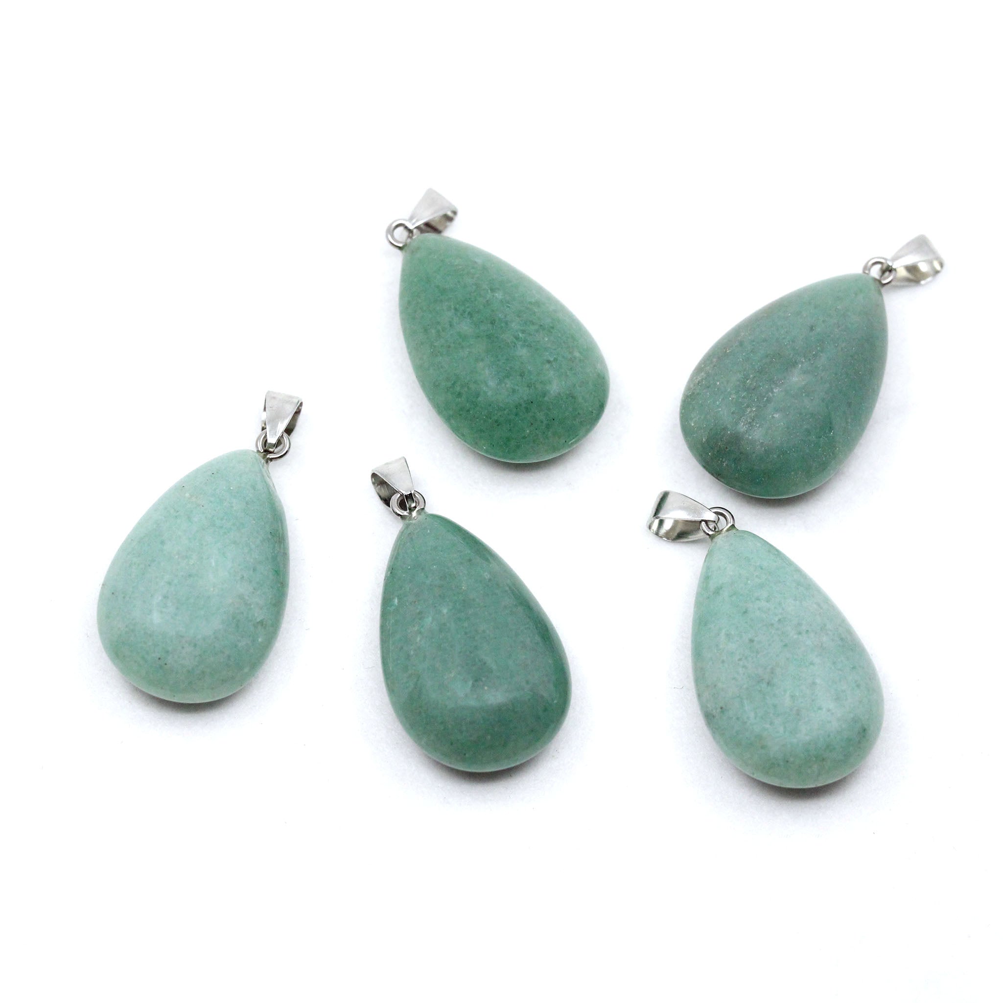 Teardrop Pendant 1.4 Inches - 5 Pcs