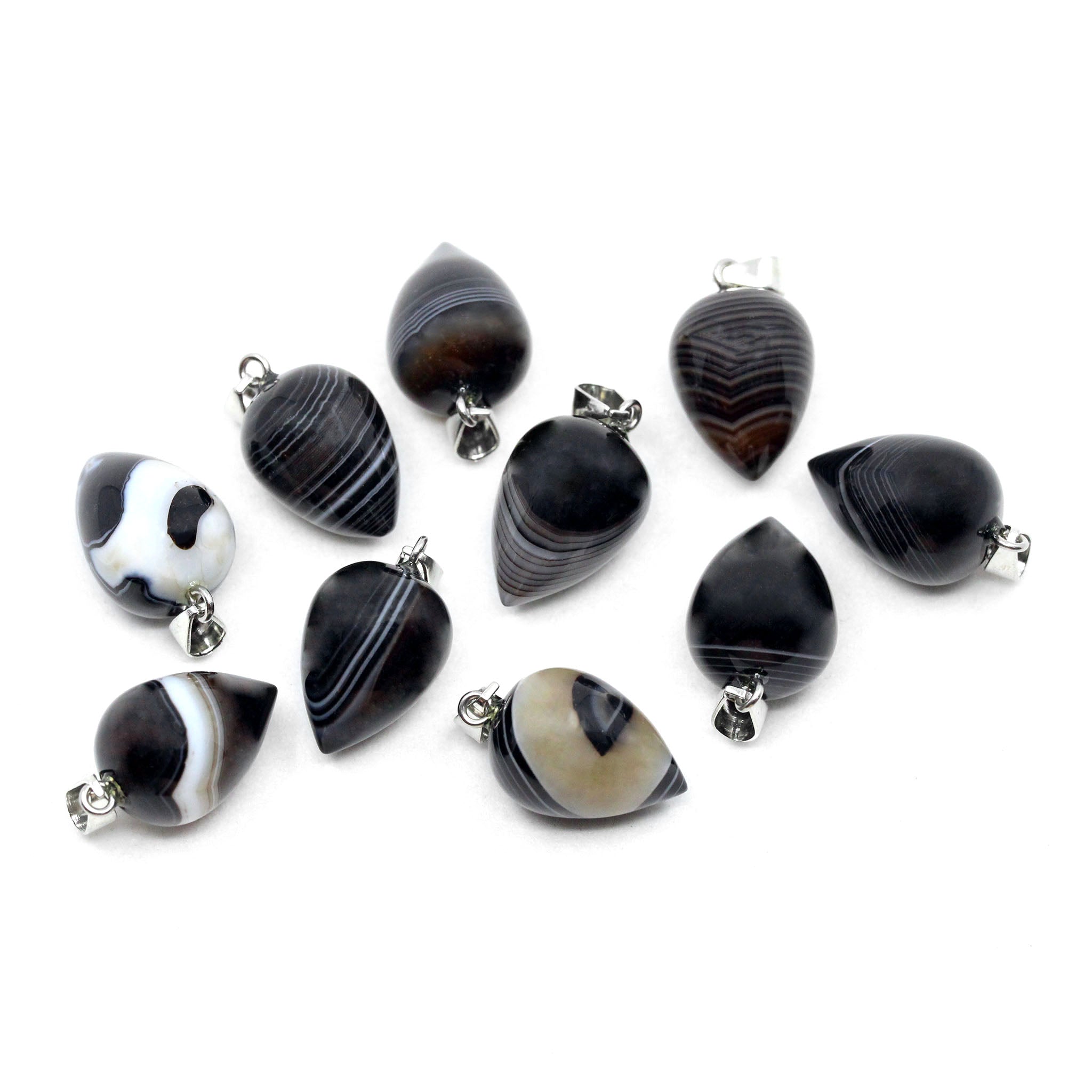 Reverse Teardrop Pendant - 10 Pcs