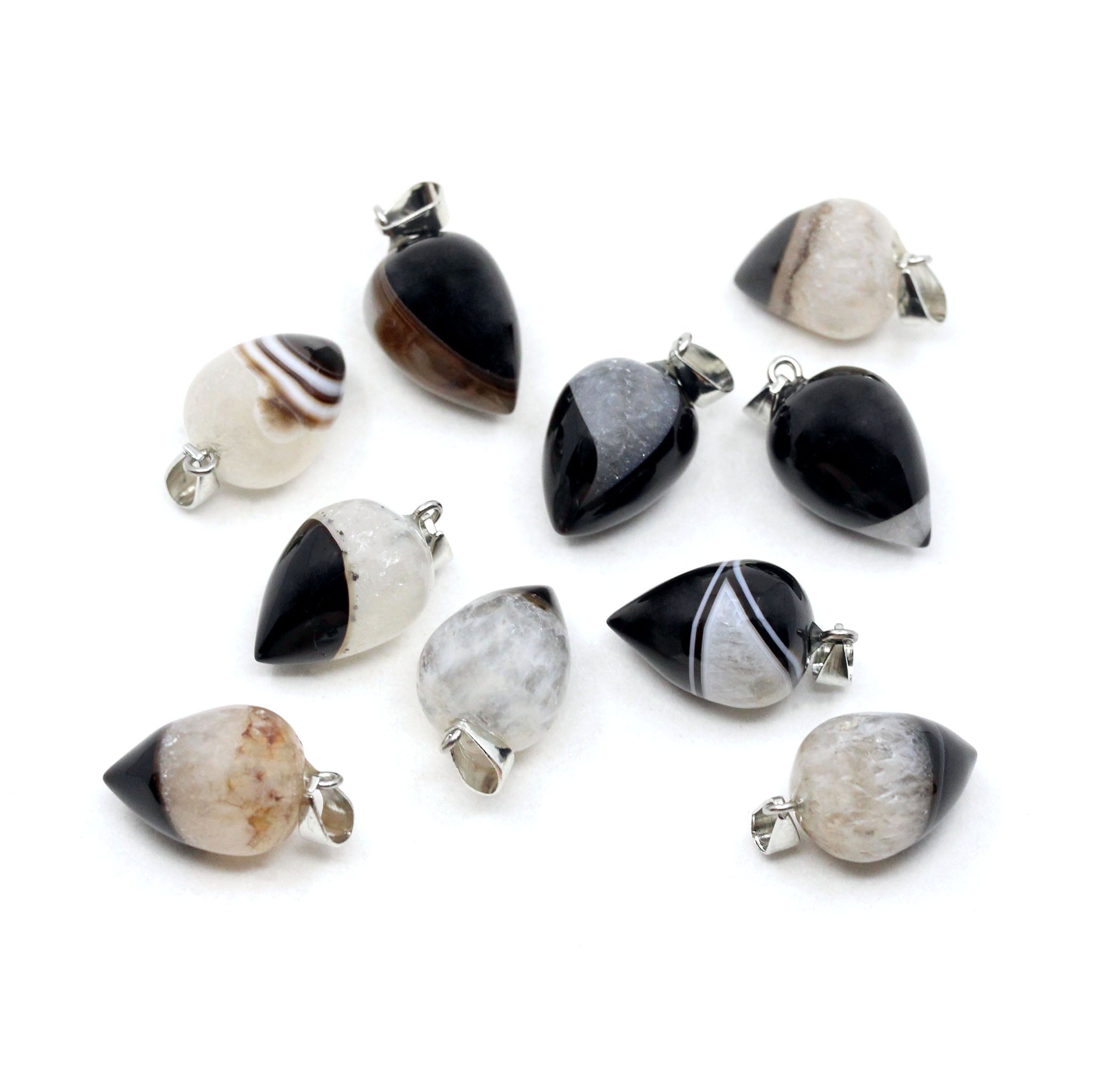 Reverse Teardrop Pendant - 10 Pcs