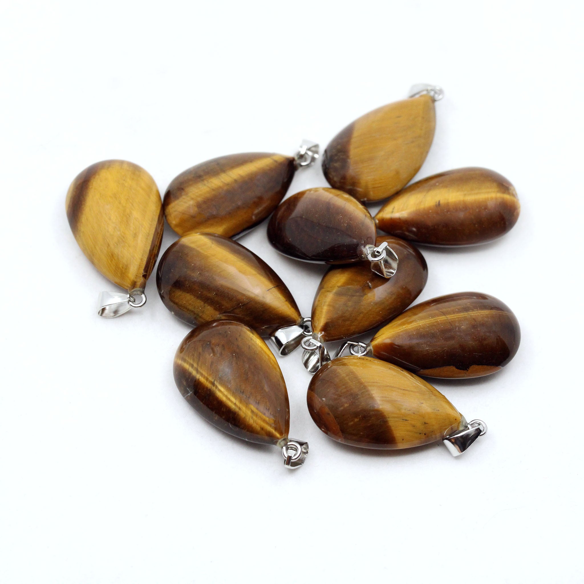 Teardrop Pendant 1.4 Inches - 5 Pcs
