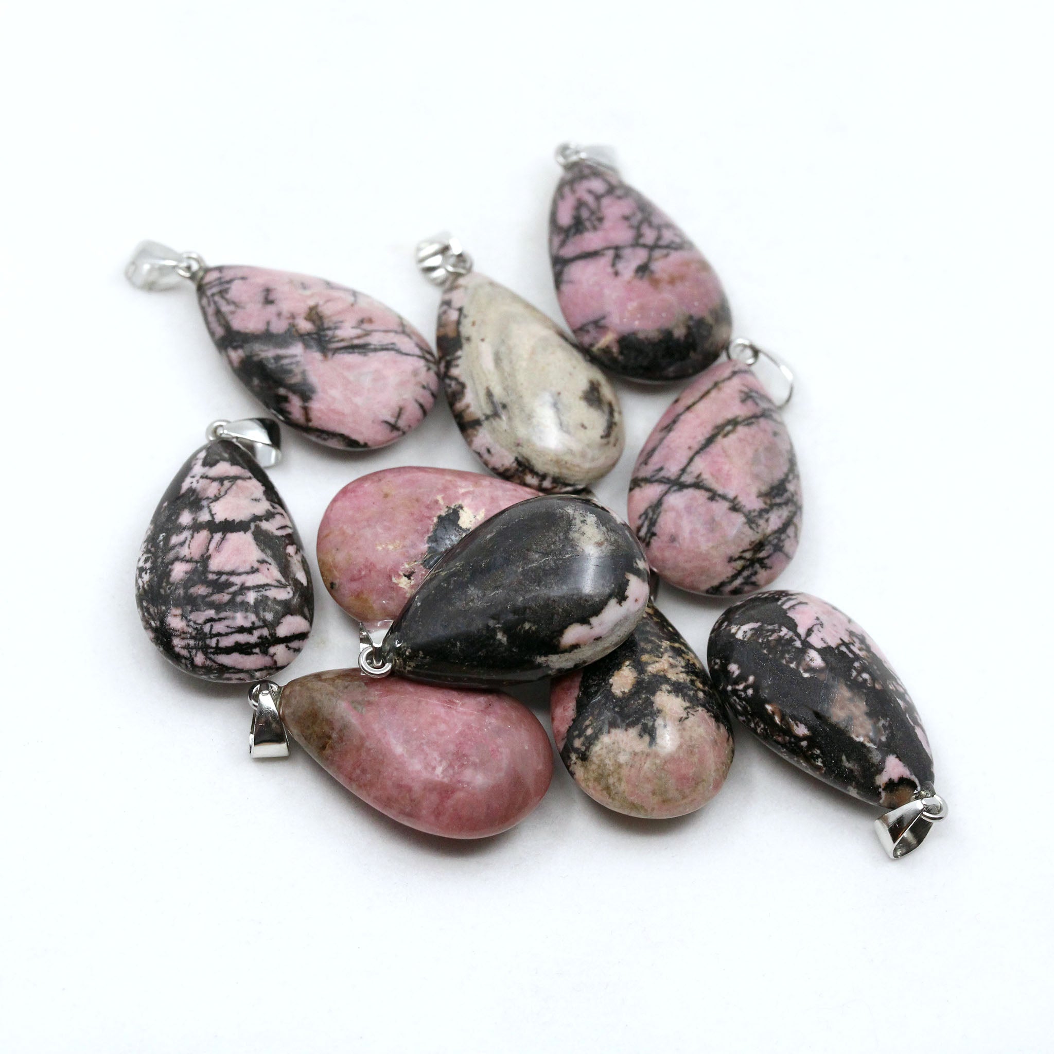 Teardrop Pendant 1.4 Inches - 5 Pcs