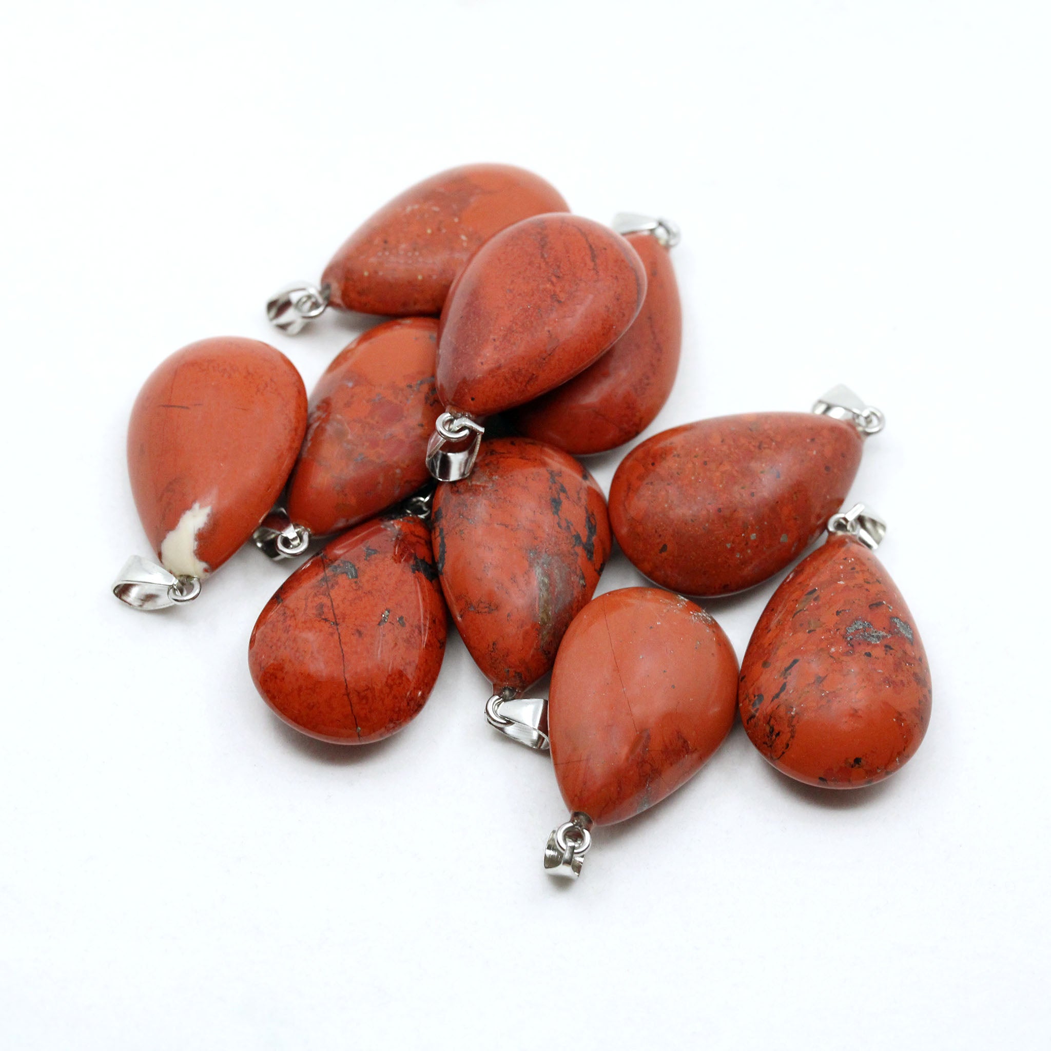 Teardrop Pendant 1.4 Inches - 5 Pcs