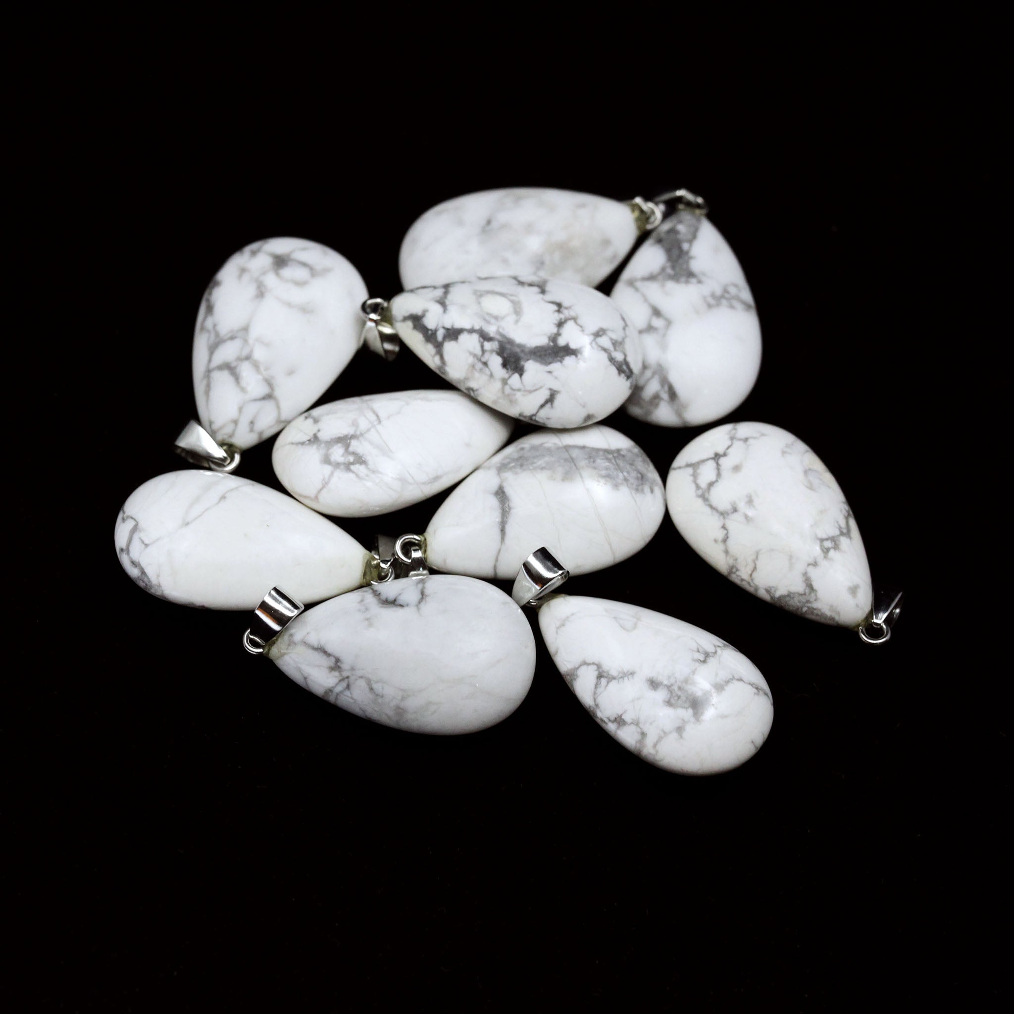Teardrop Pendant 1.4 Inches - 5 Pcs