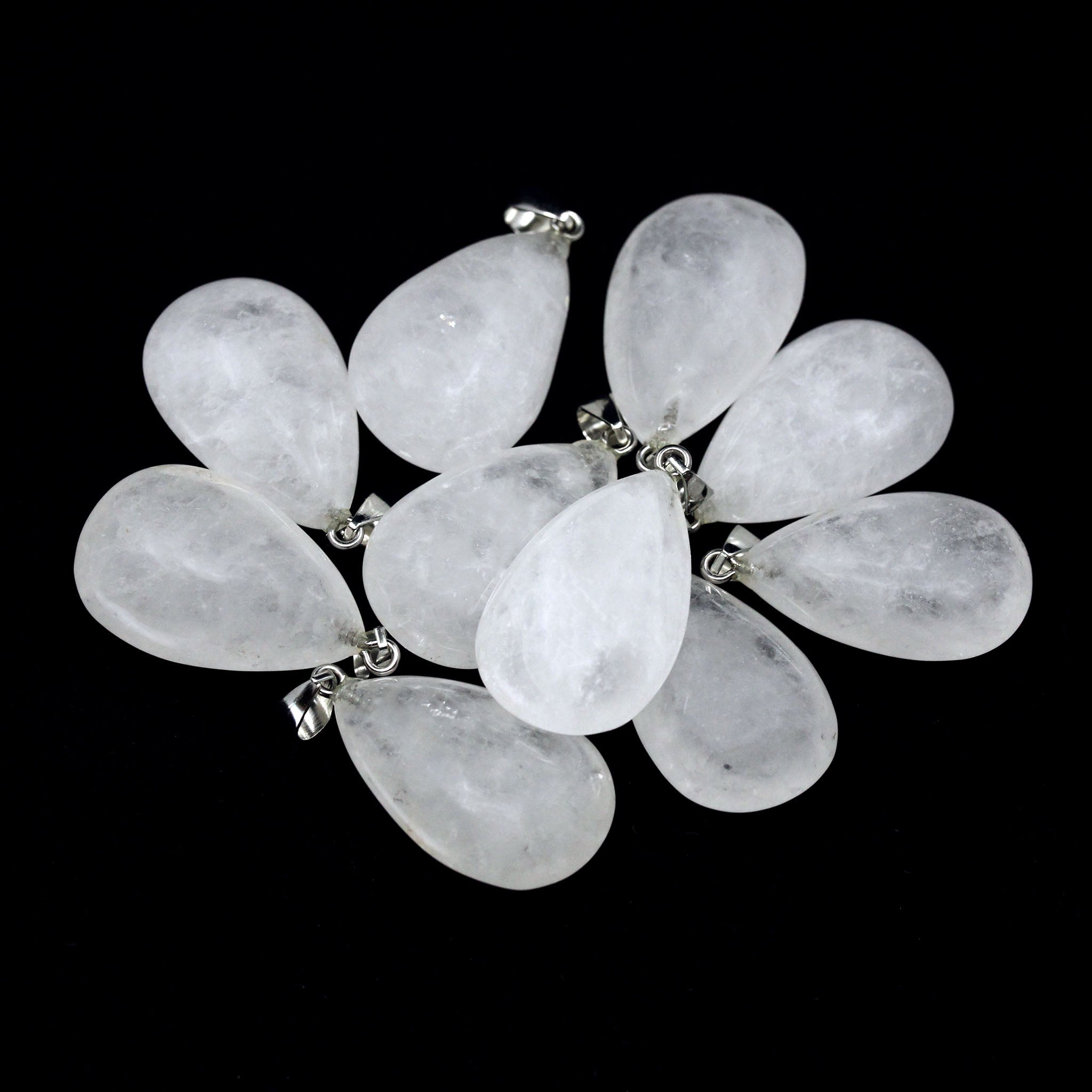 Teardrop Pendant 1.4 Inches - 5 Pcs
