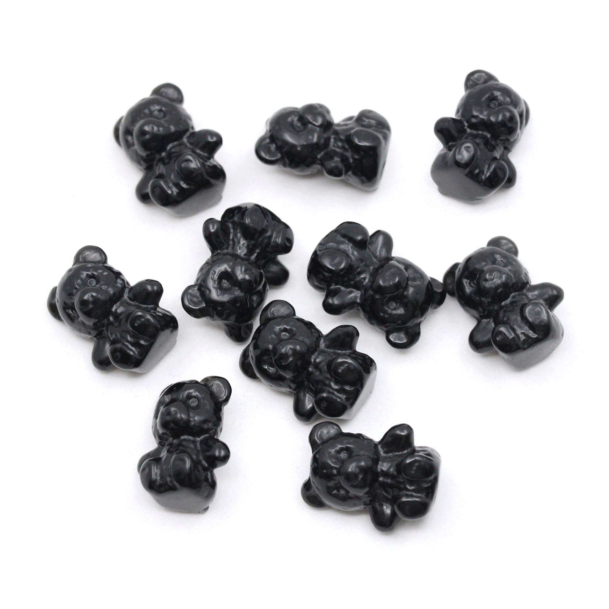 Teddy Bear 1 Inch - 10 Pcs