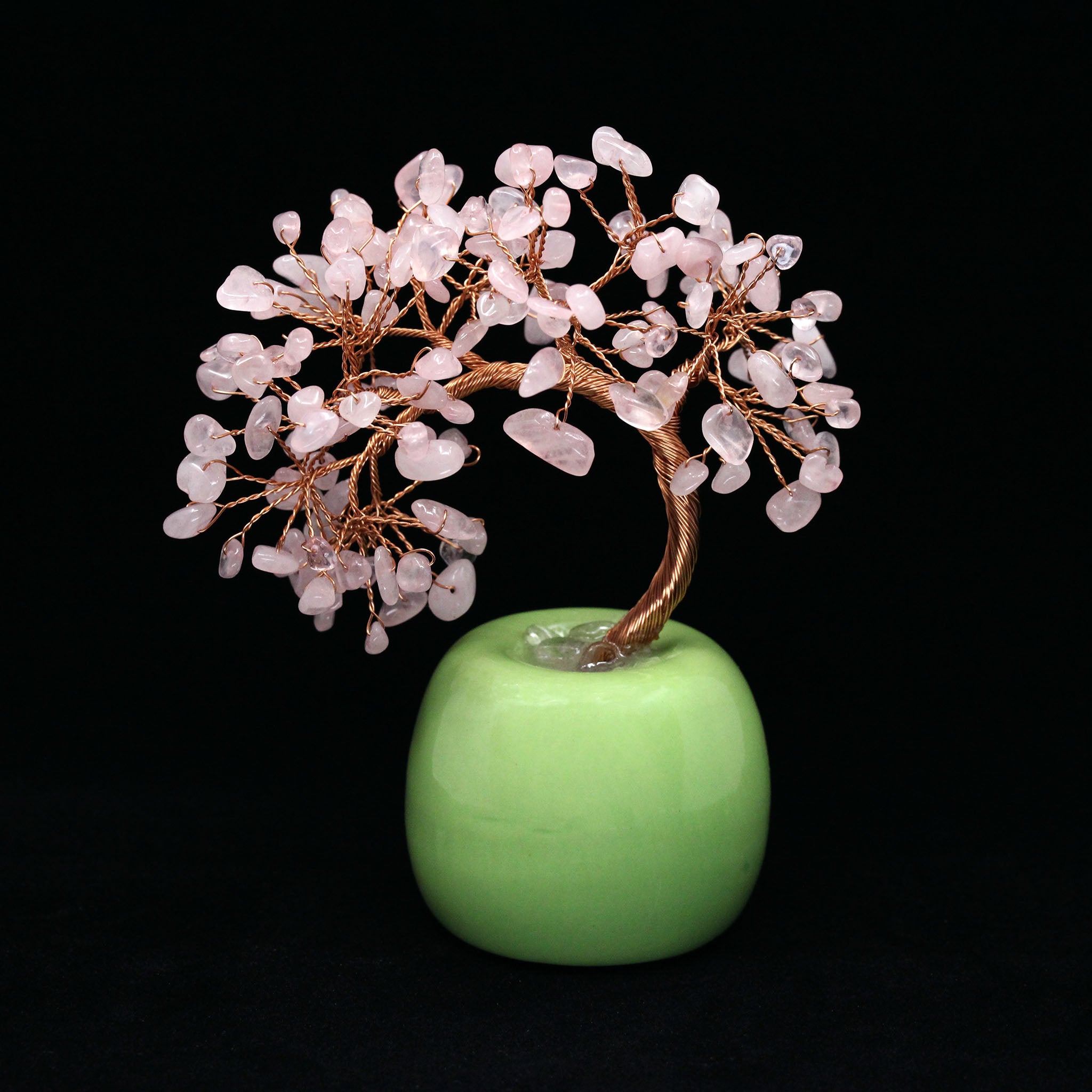 Wire Gem Tree on Round Base