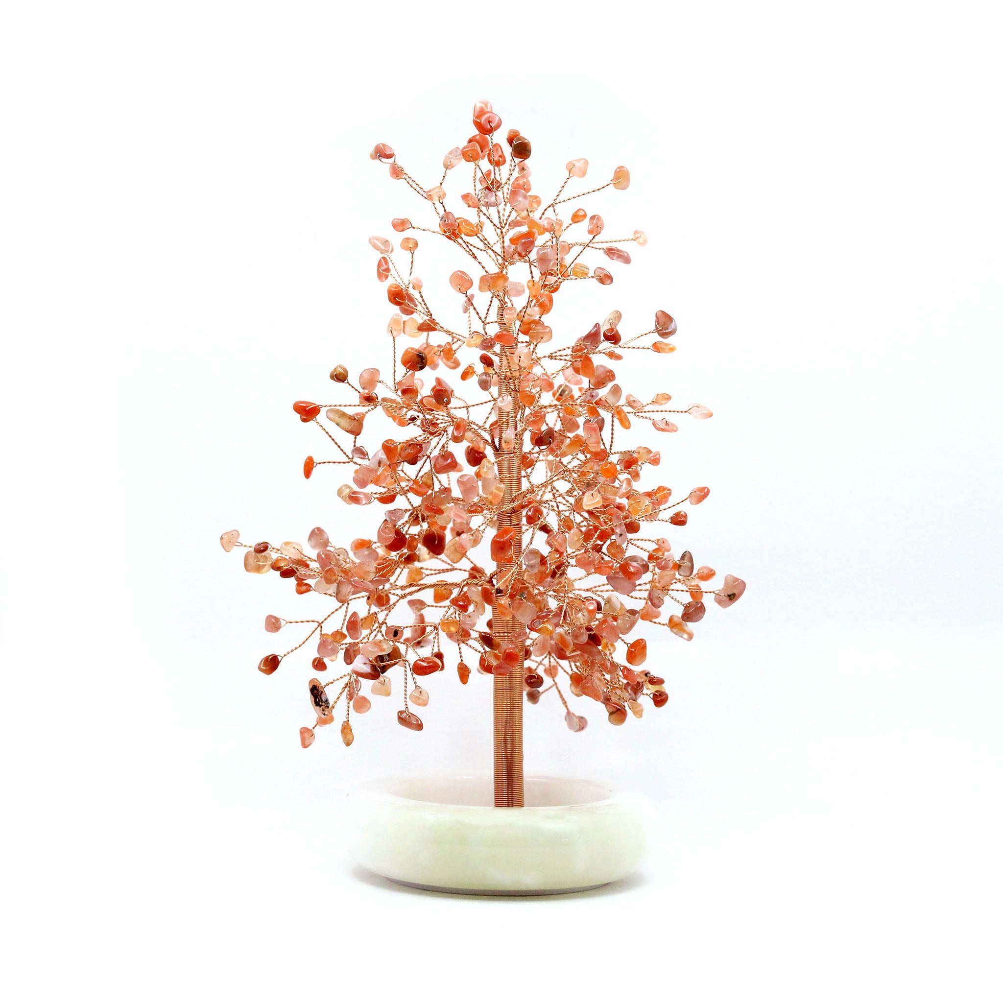 Wire Gem Tree in Oval Planter 9 Inches