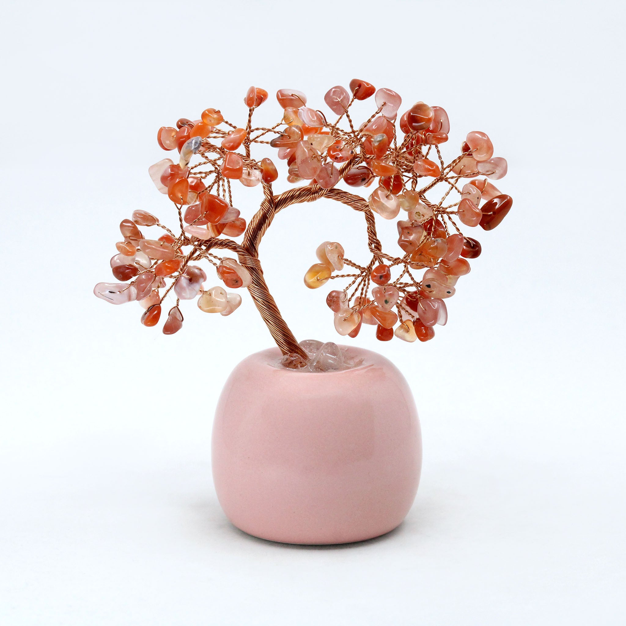Wire Gem Tree on Round Base