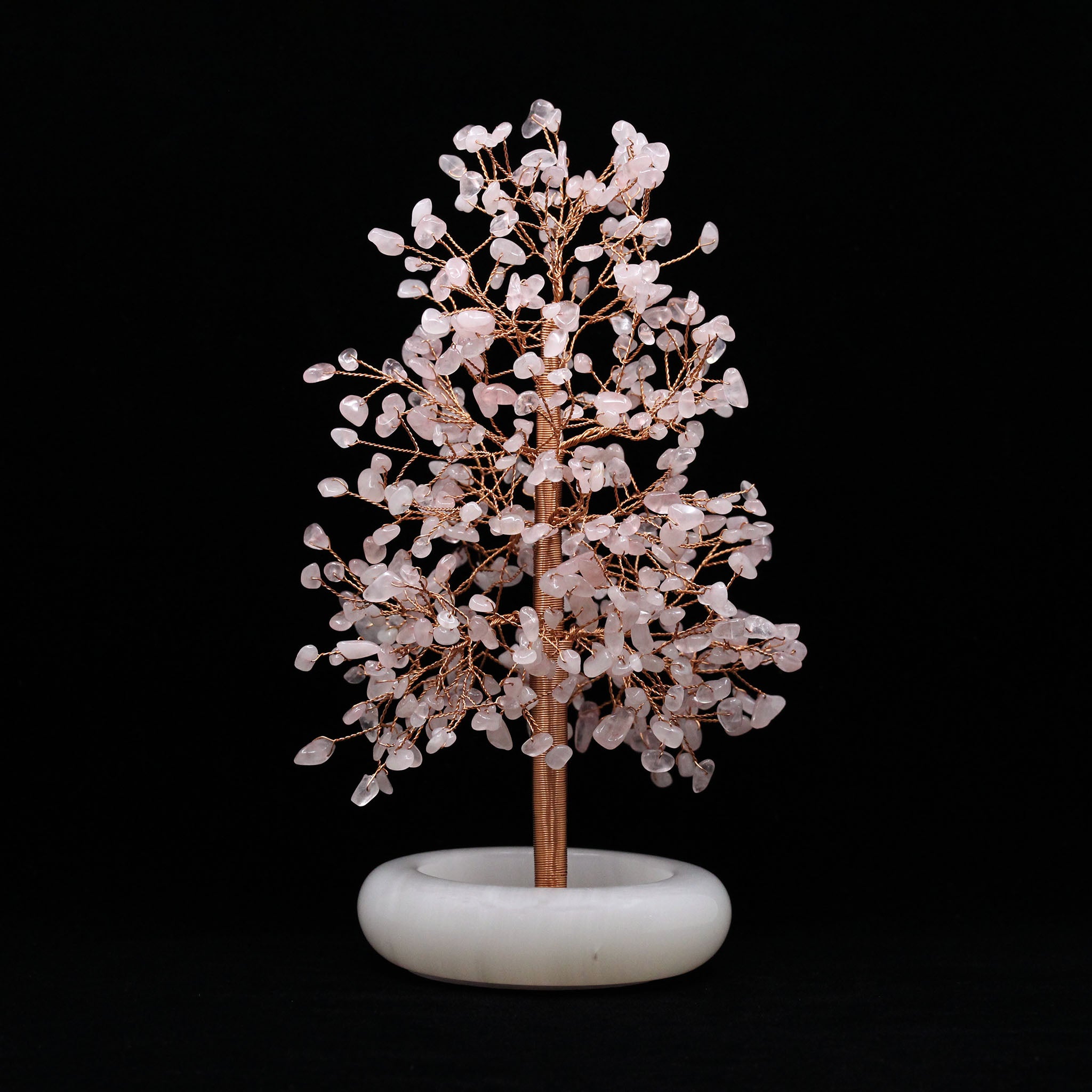 Wire Gem Tree in Oval Planter 9 Inches