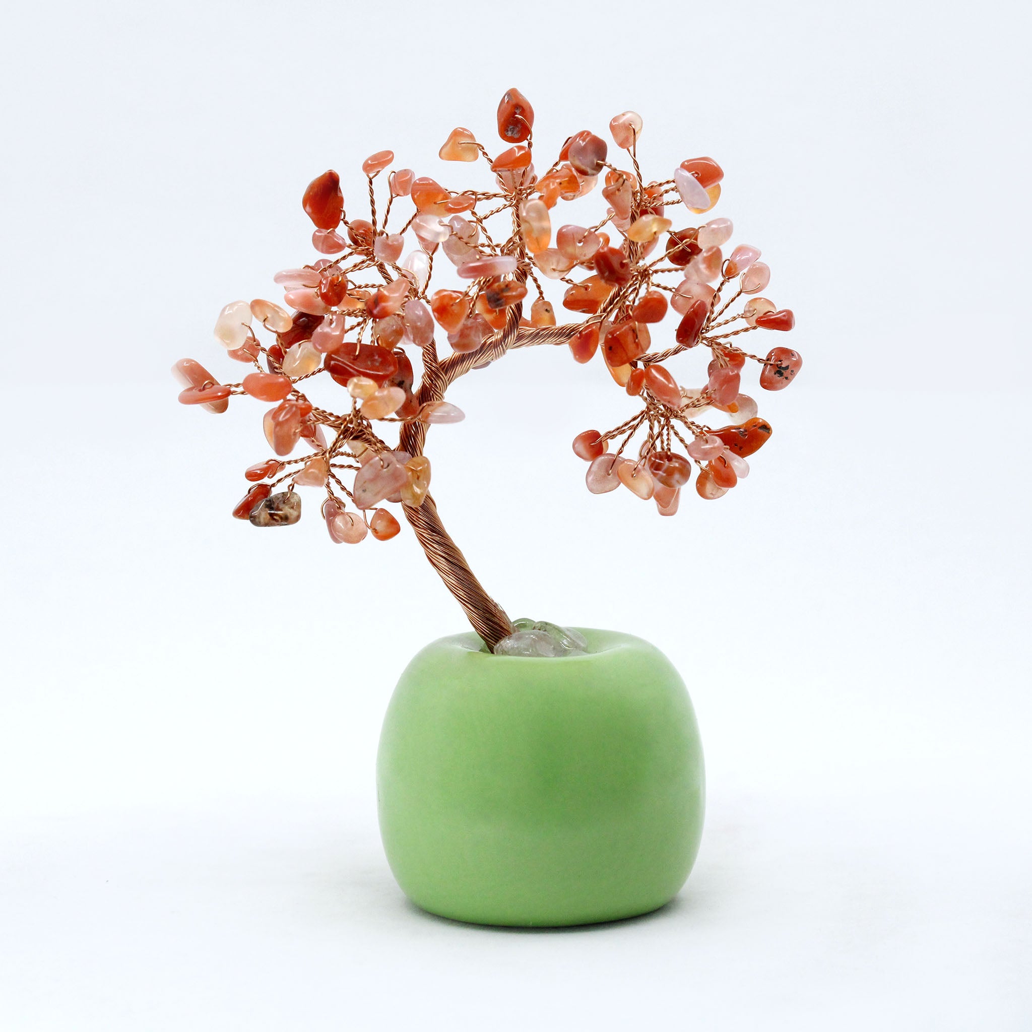 Wire Gem Tree on Round Base