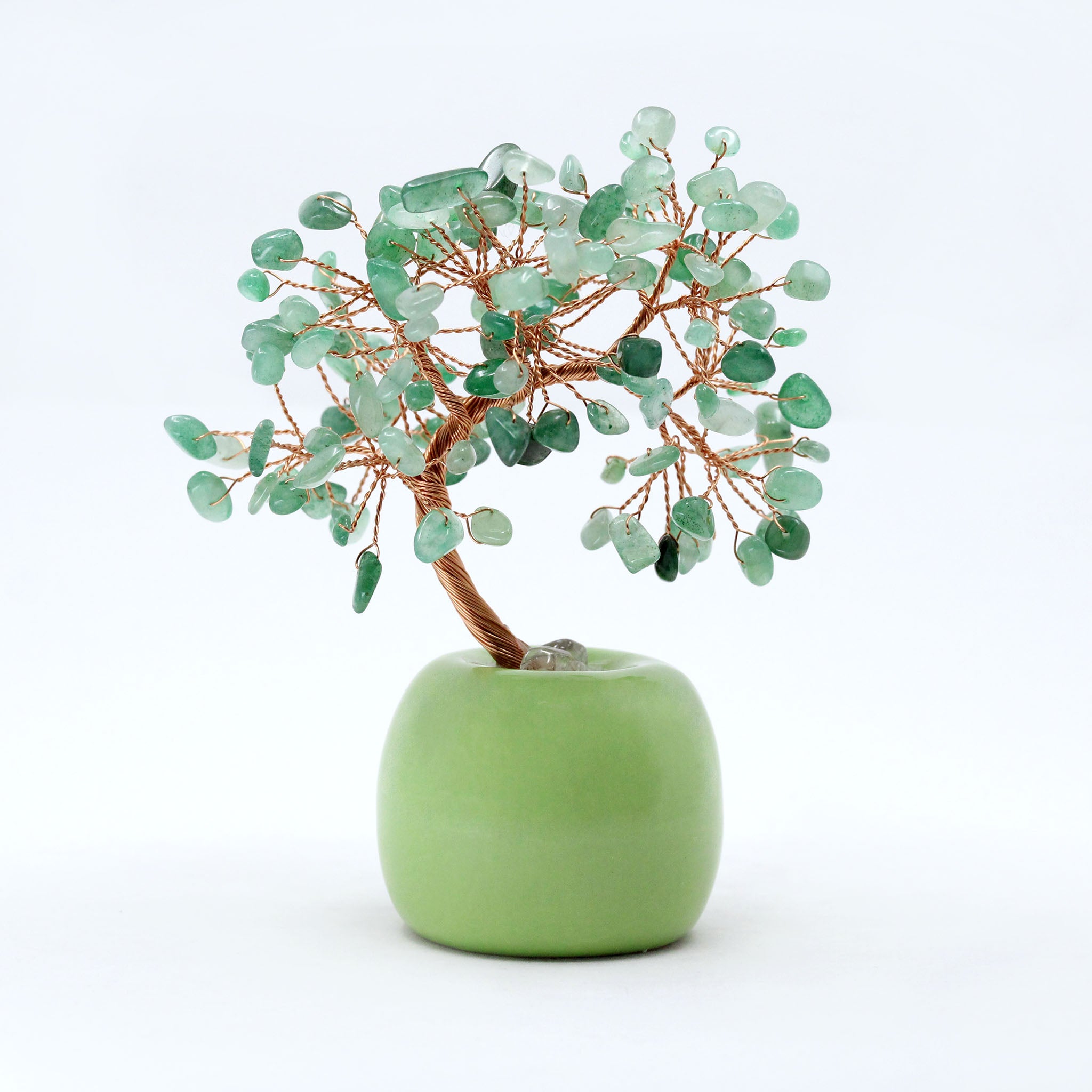 Wire Gem Tree on Round Base
