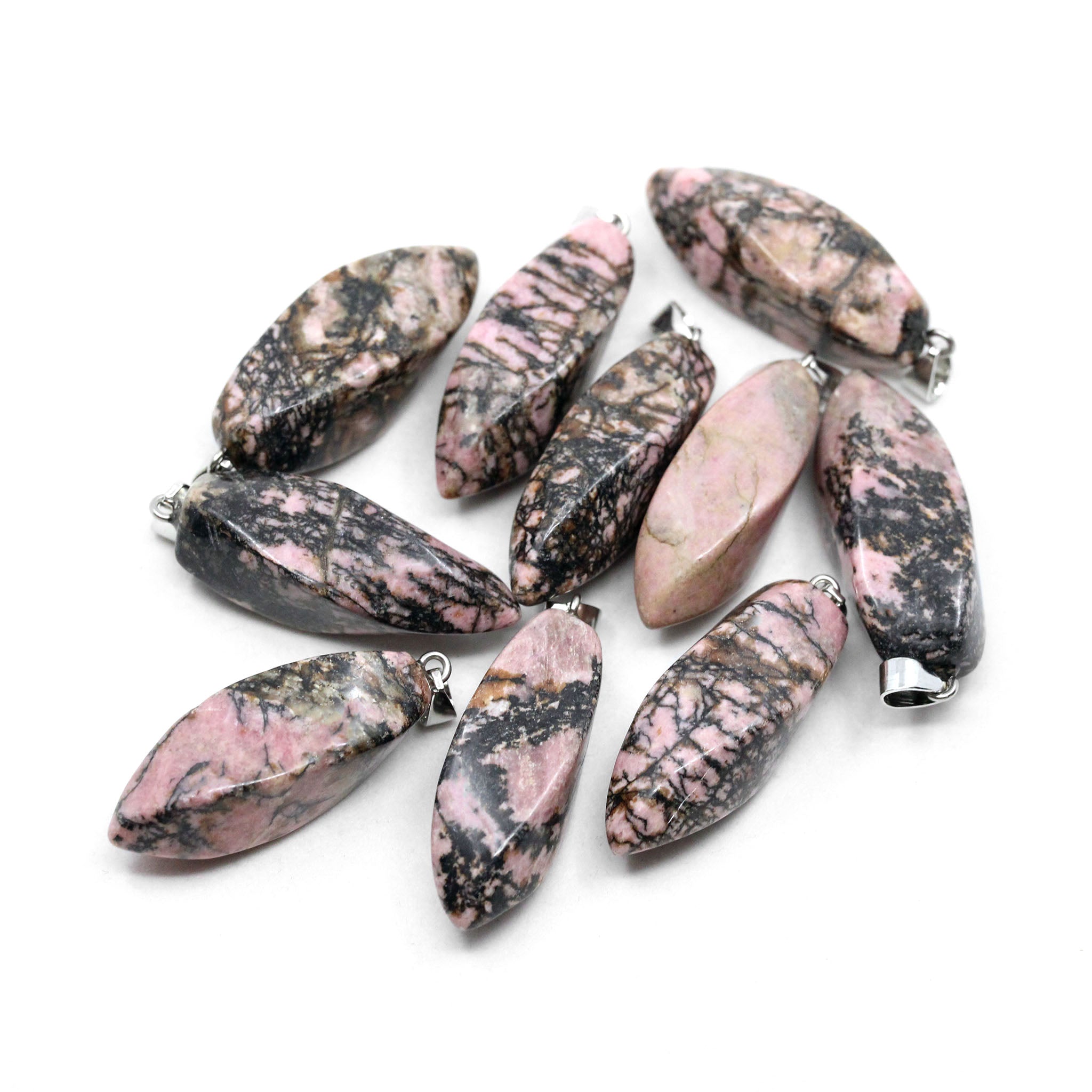 Twisted Teardrop Pendant - 10 Pcs