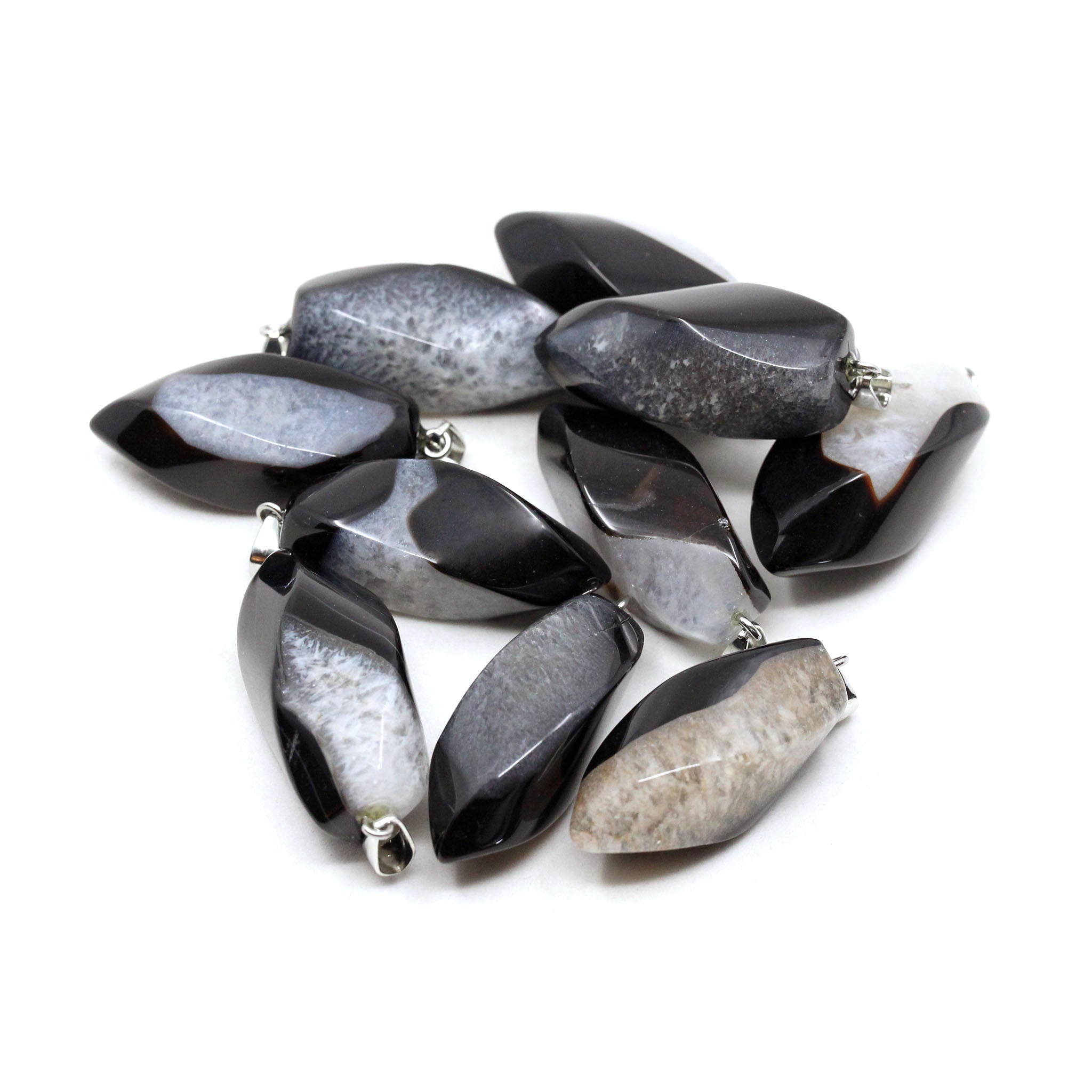Twisted Teardrop Pendant - 10 Pcs