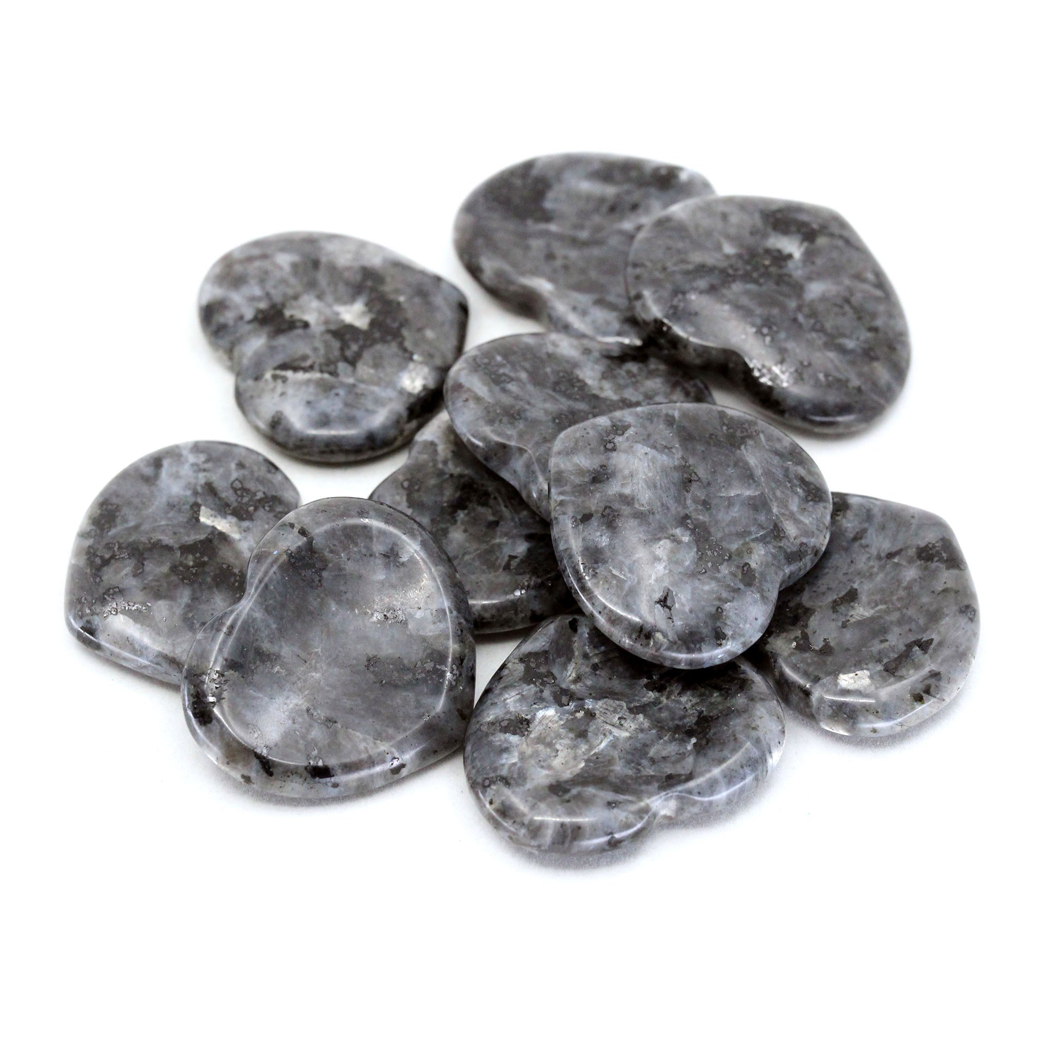 Heart Shaped Worry Stone - 10 Pcs