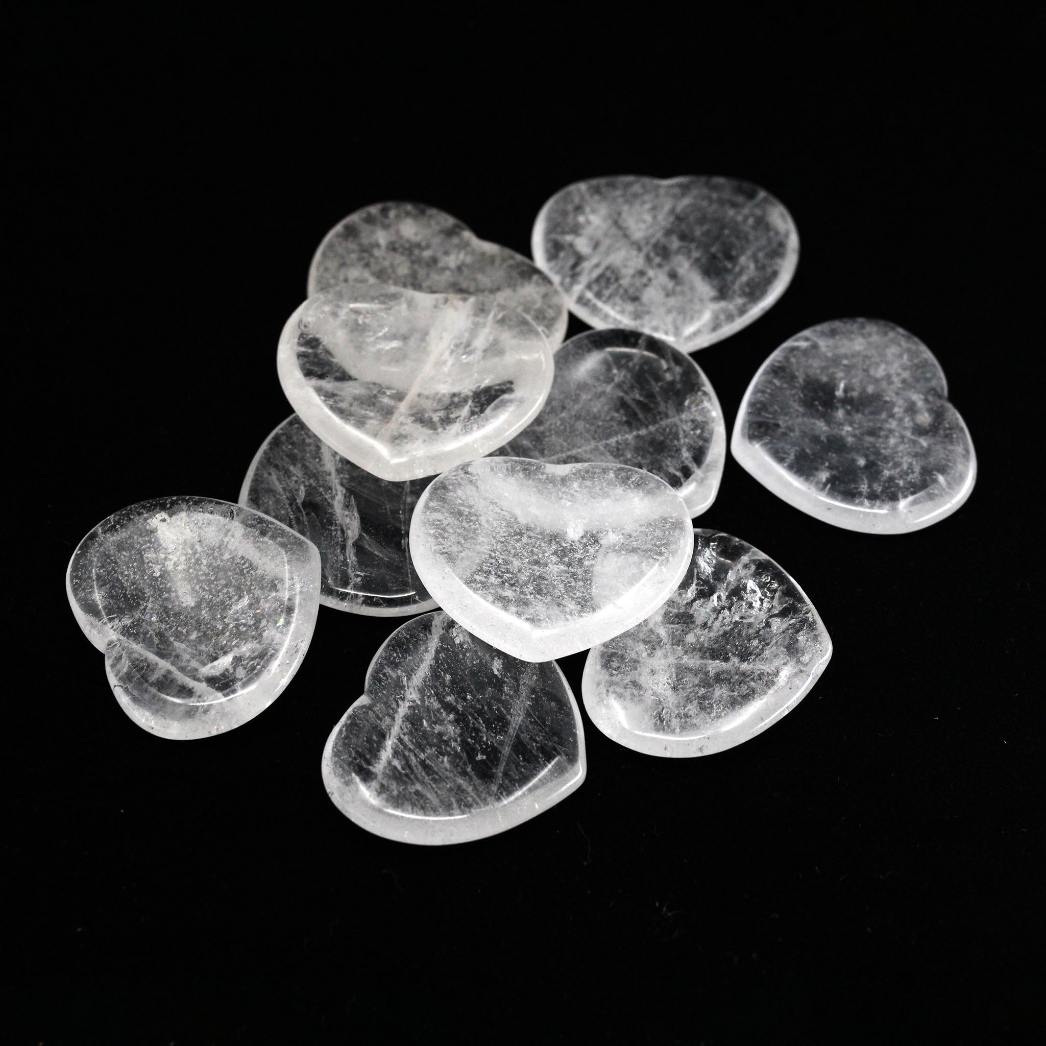 Heart Shaped Worry Stone - 10 Pcs