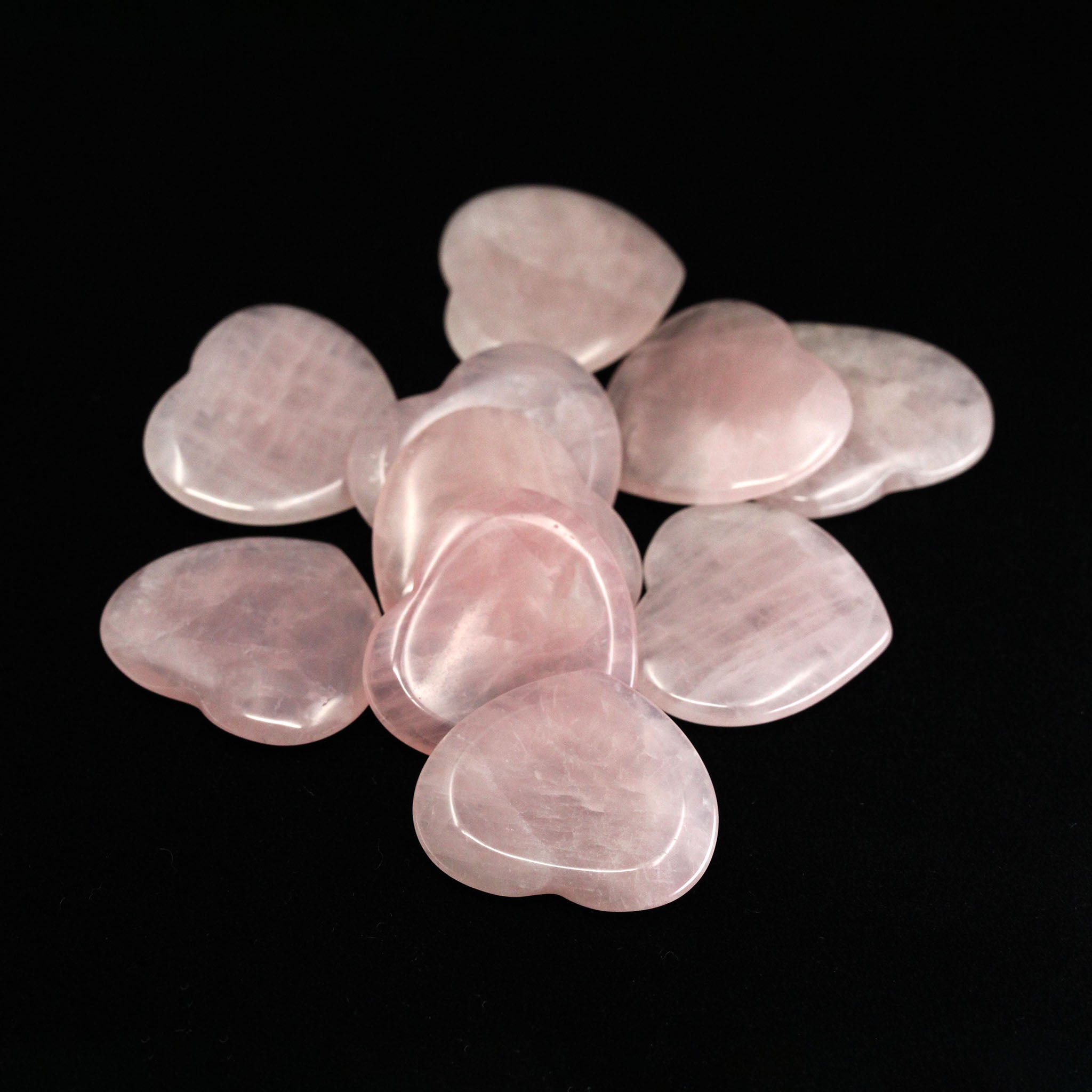 Heart Shaped Worry Stone - 10 Pcs
