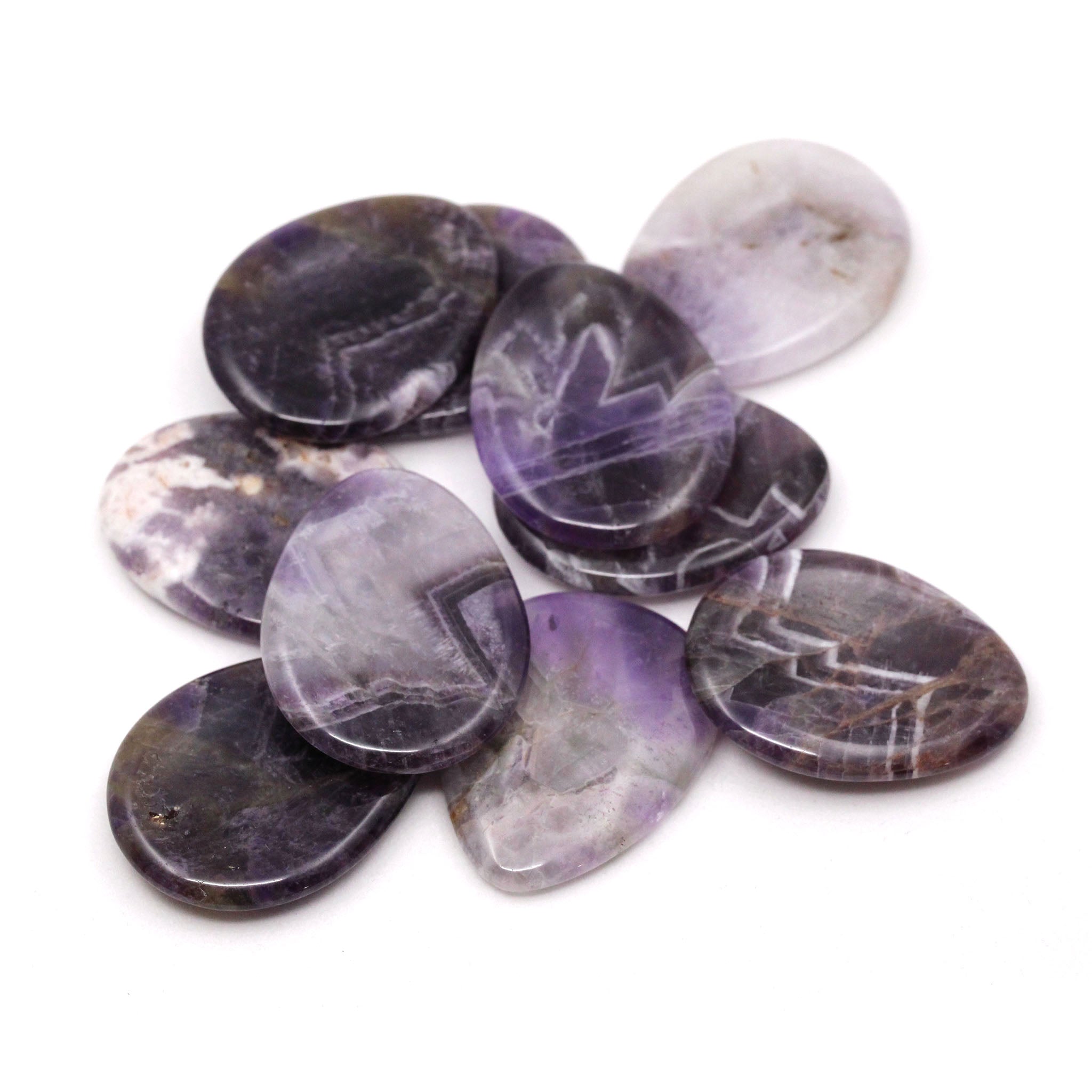 Oval Worry Stone - 10 Pcs