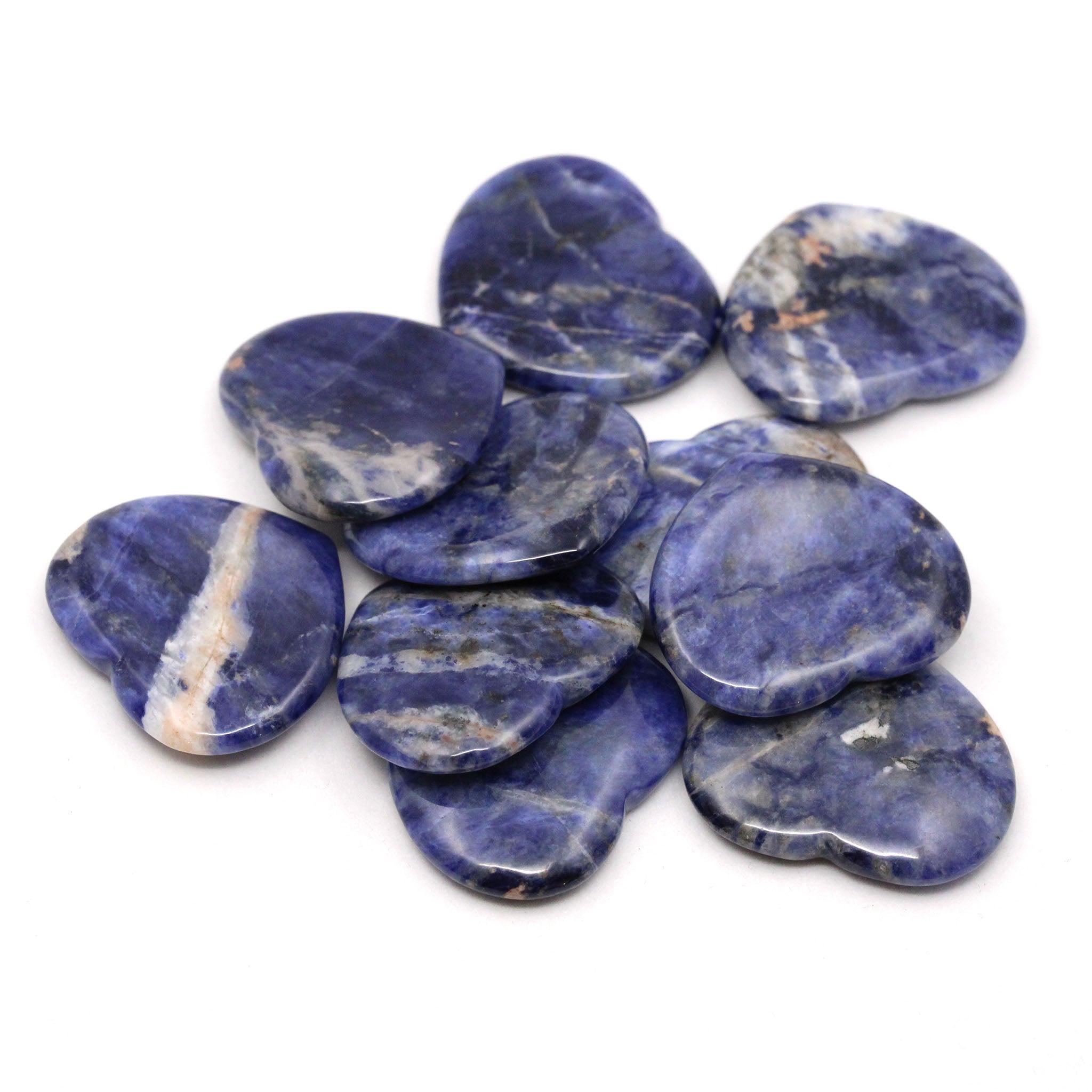Heart Shaped Worry Stone - 10 Pcs